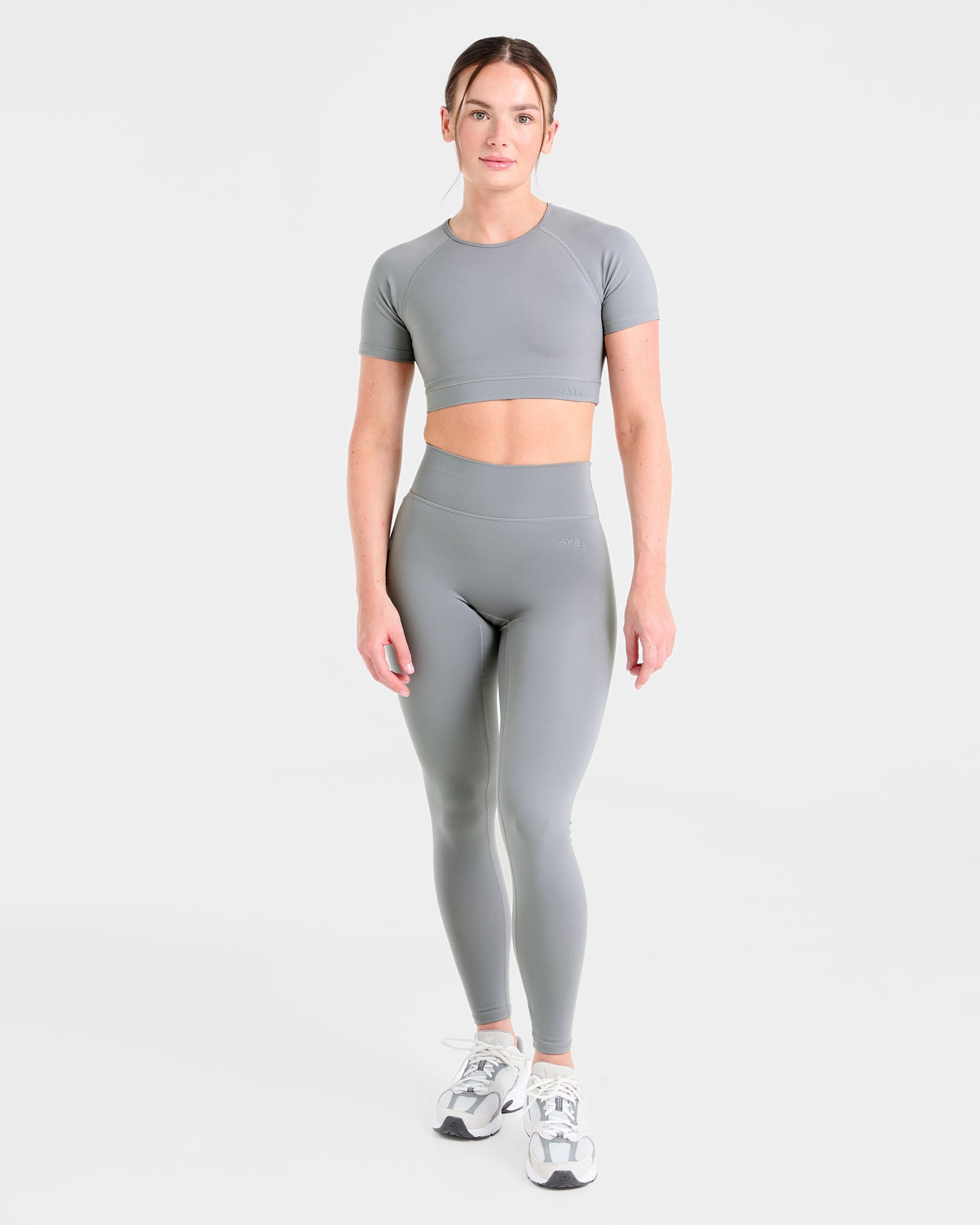 Staple Crop Top - Gris