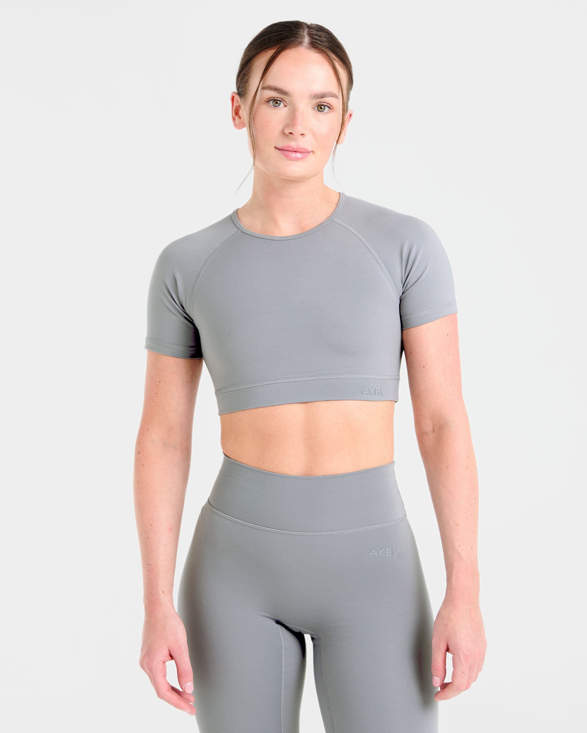 Staple Crop Top - Gris