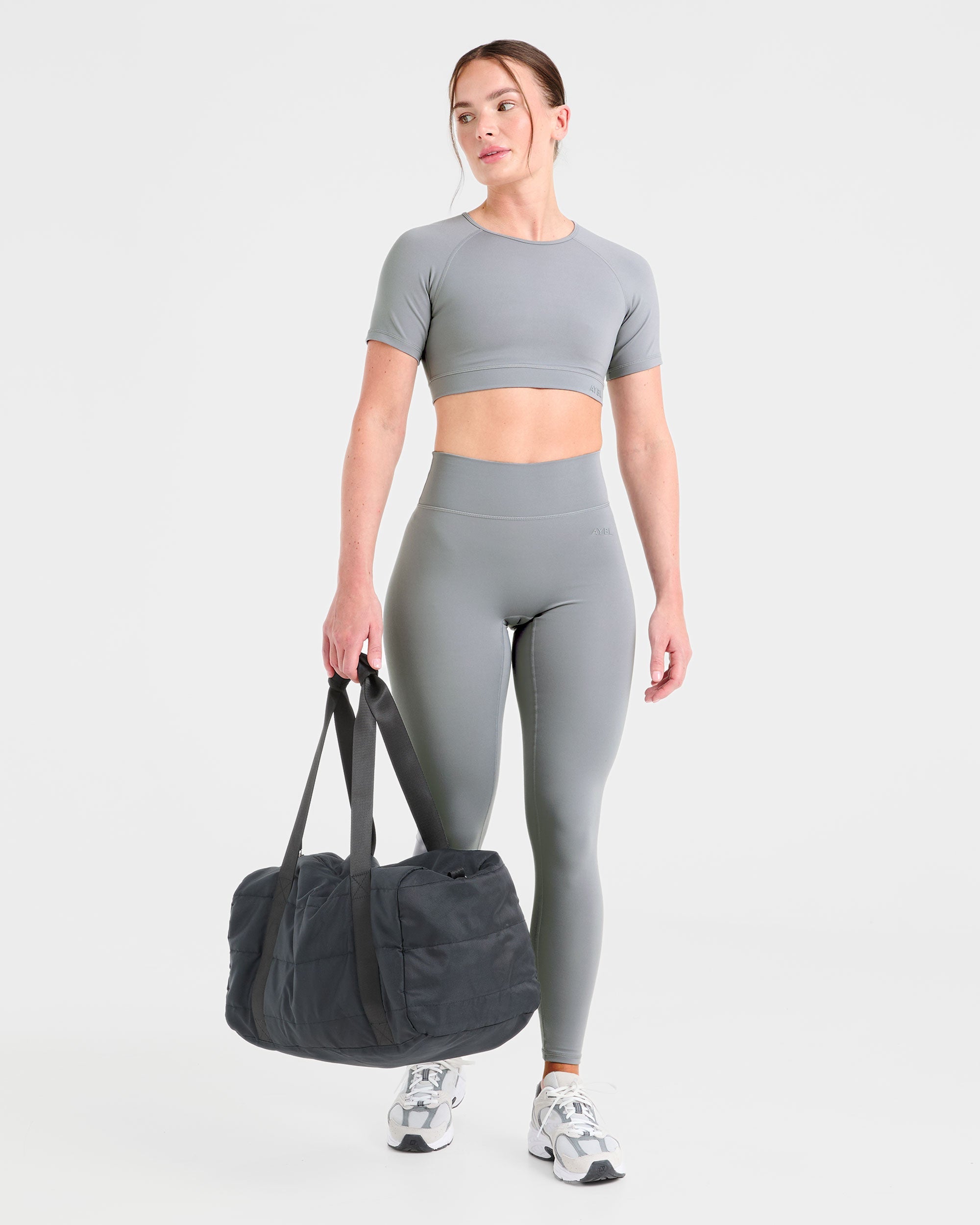 Staple Crop Top - Gris