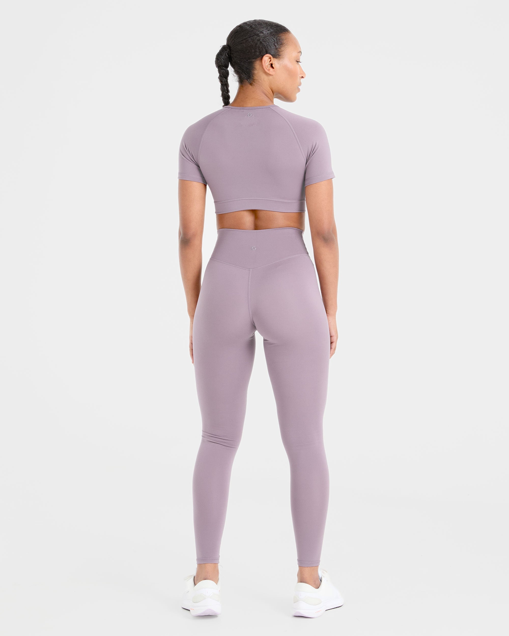 Staple Crop Top - Mauve Violet