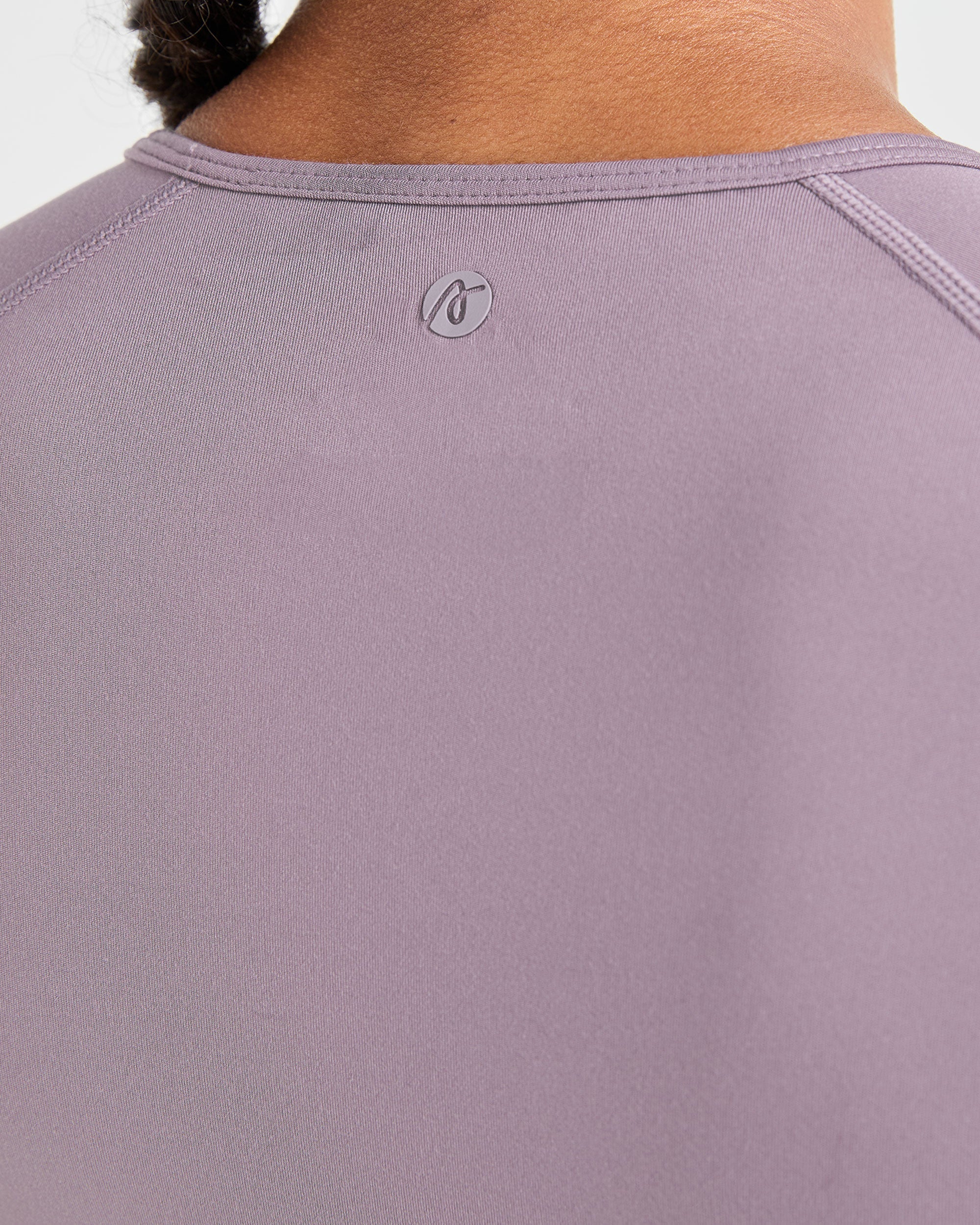 Staple Crop Top - Mauve Violet