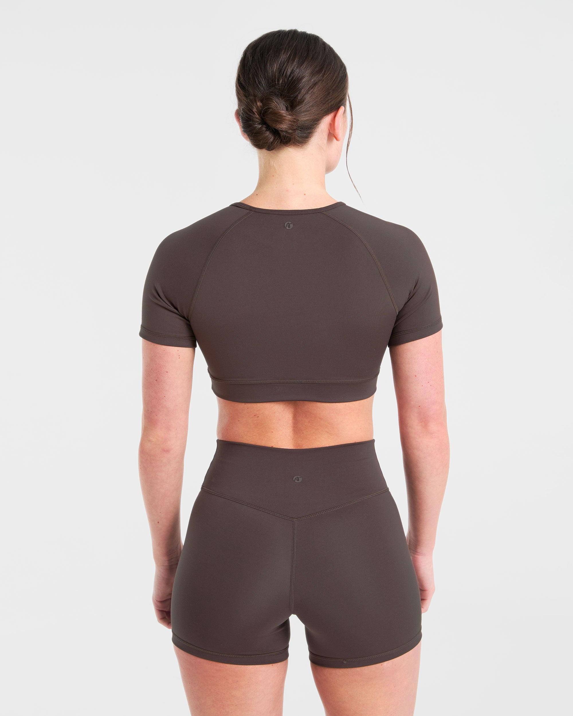 Staple Crop Top - Coffee Brun