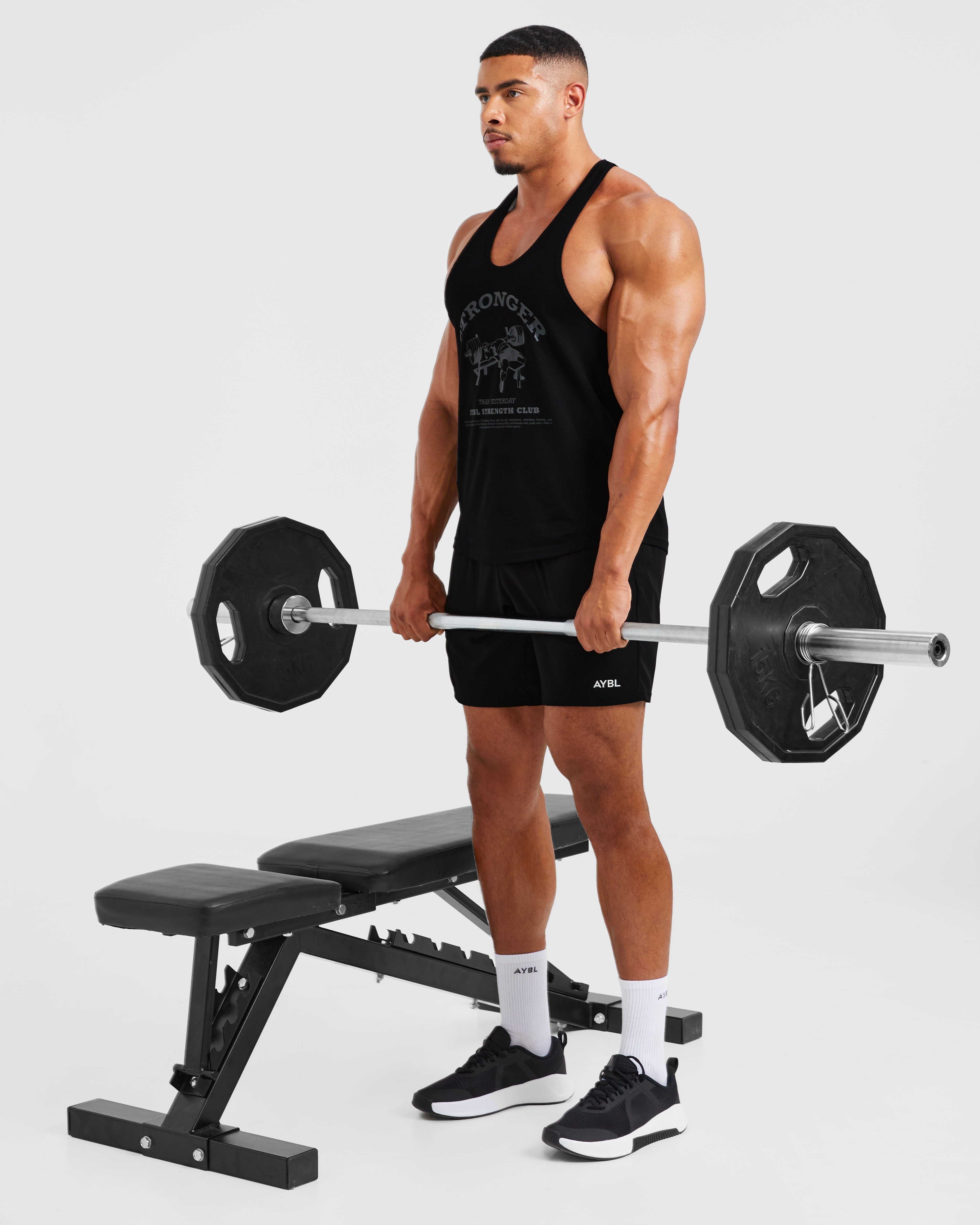 Bench Press Stringer - Noir