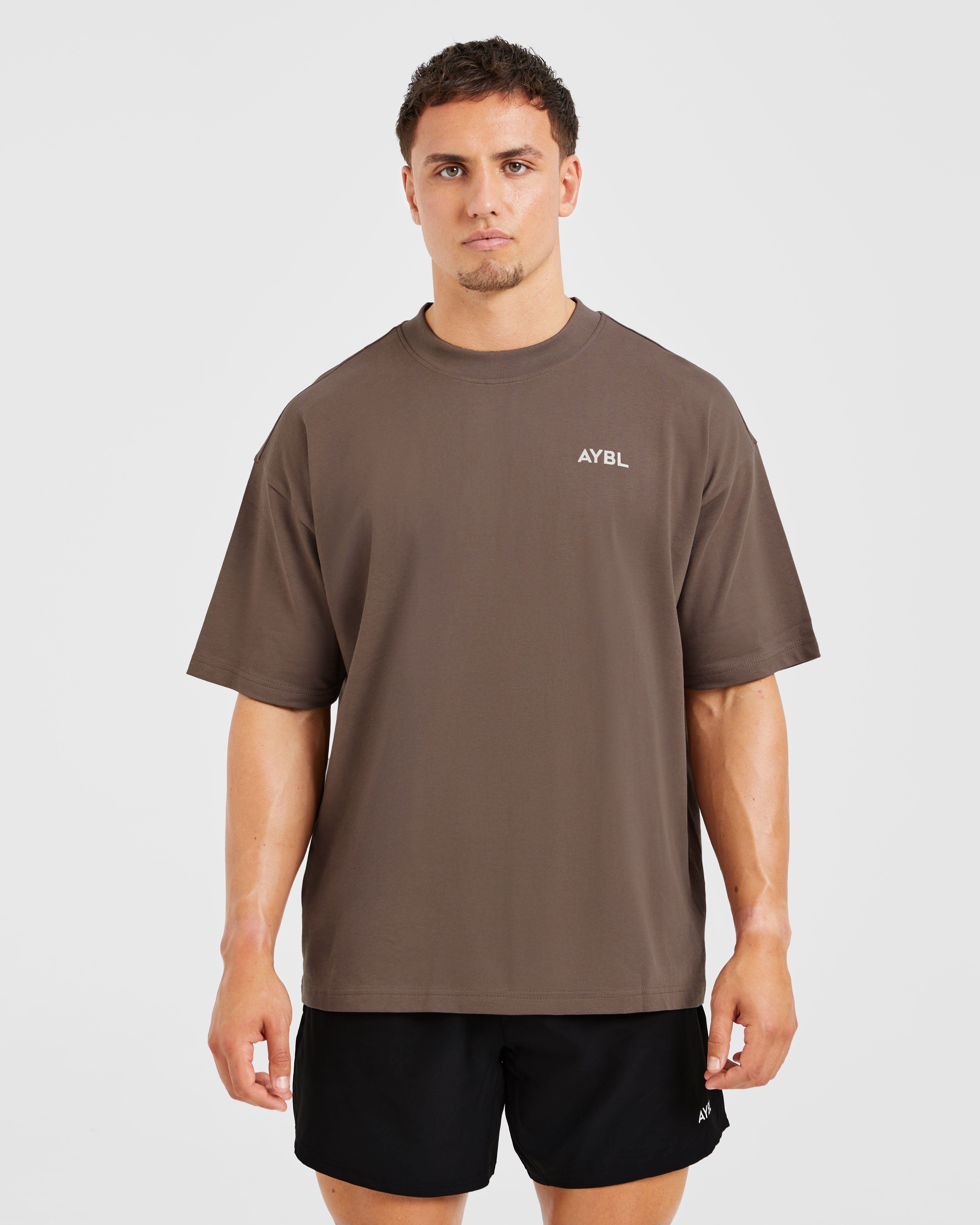 Essential Oversized T Shirt - Marron