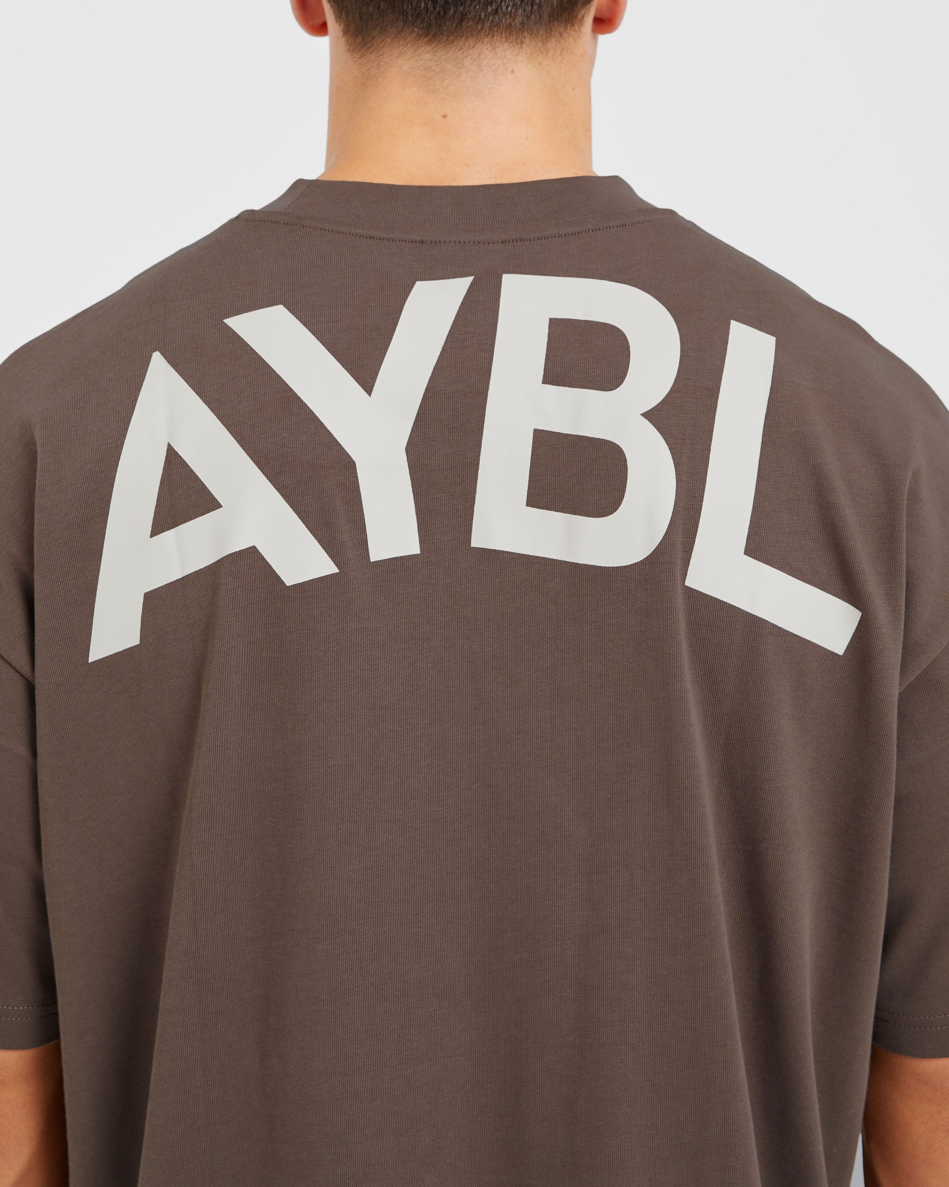 Essential Oversized T Shirt - Marron