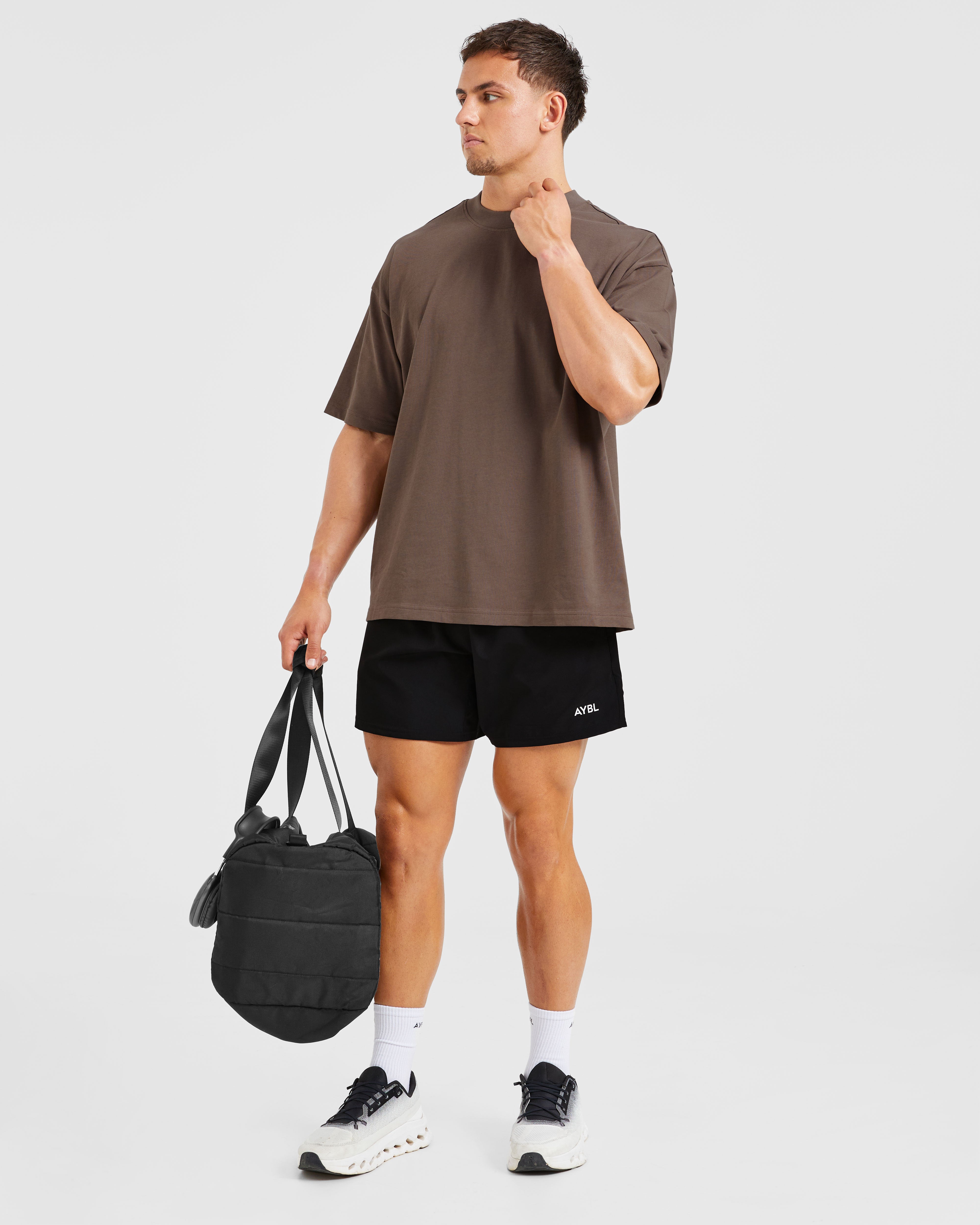 Essential Oversized T Shirt - Marron