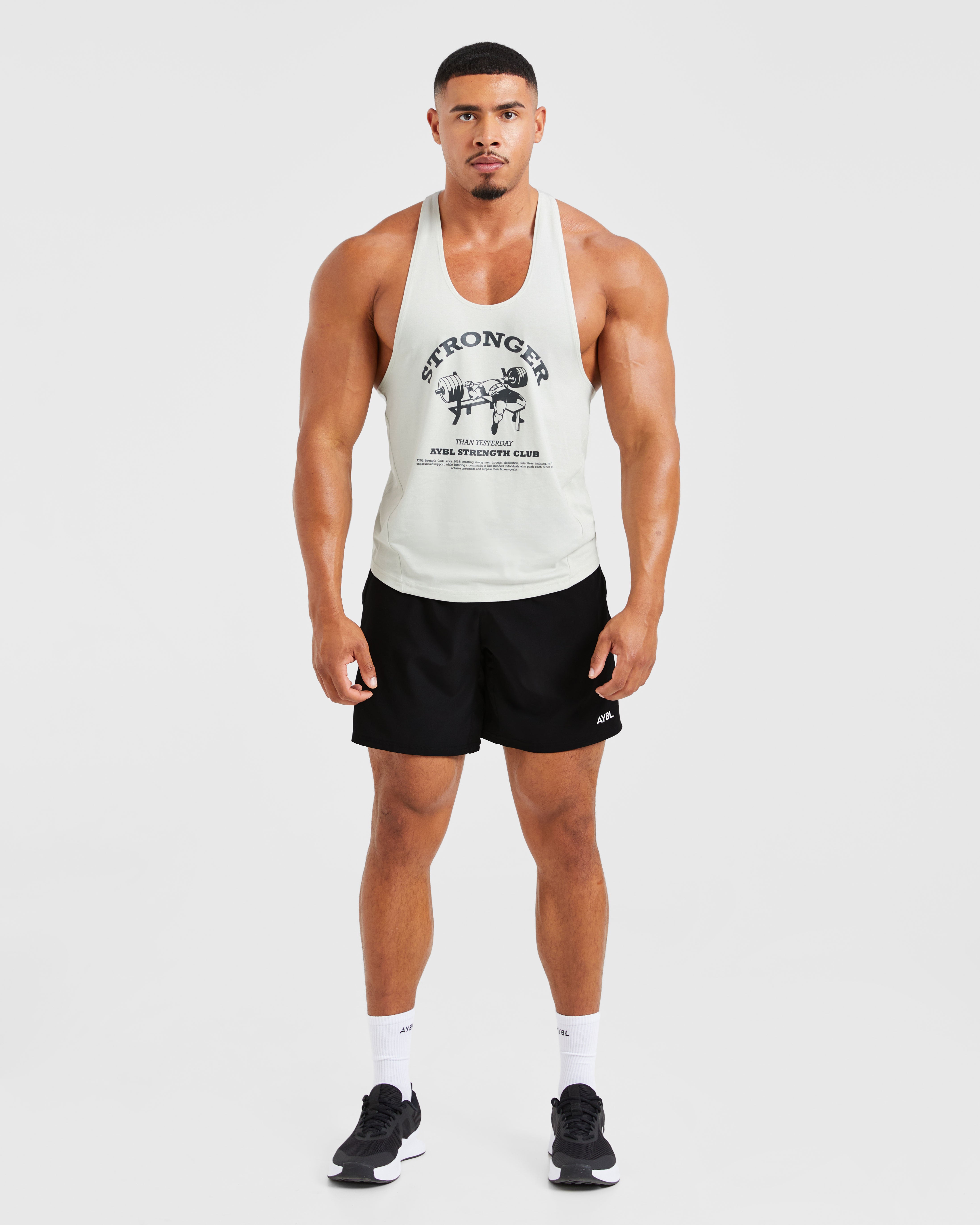 Bench Press Stringer - Muted Mint