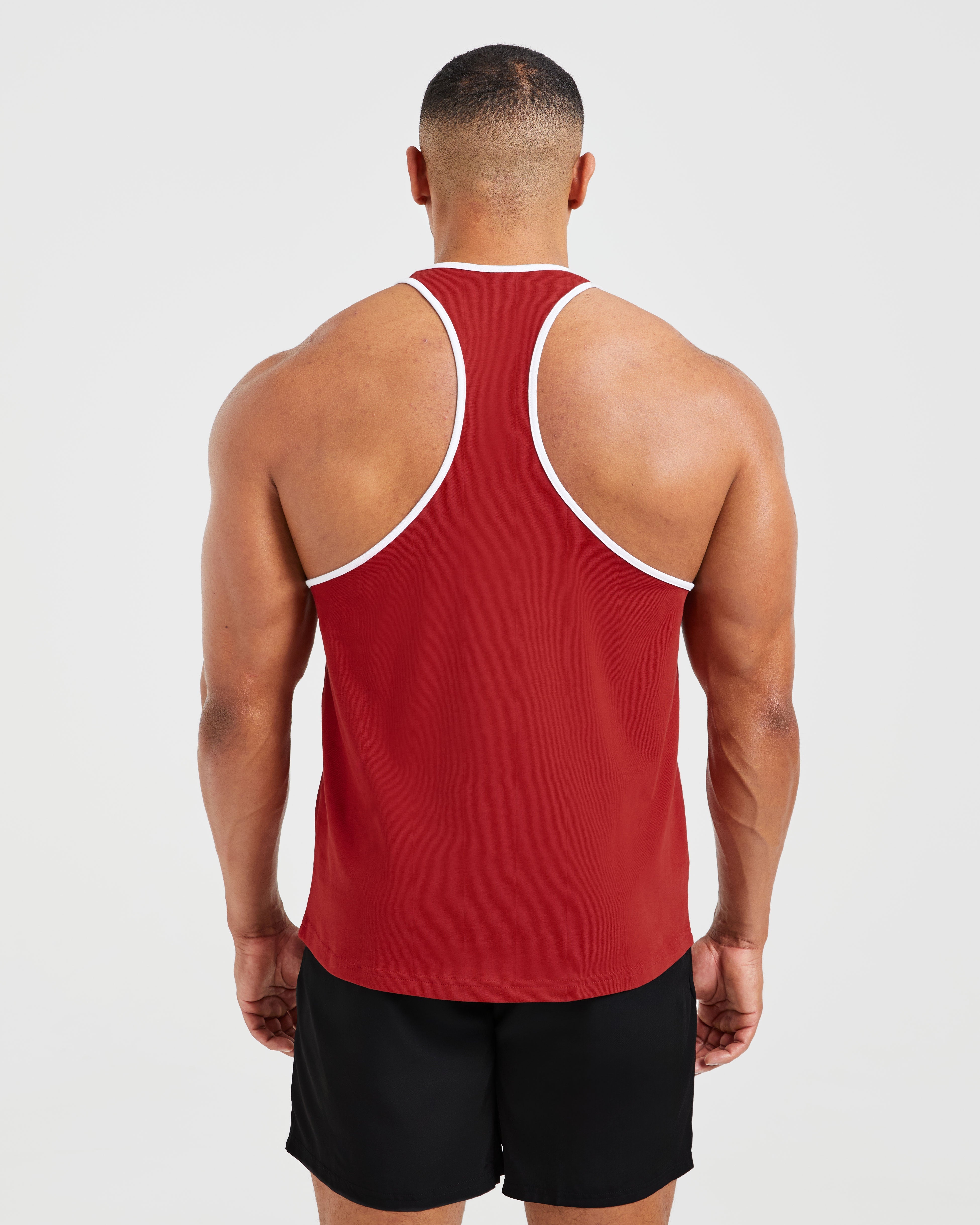 Wesley Vissers X Classic Bodybuilding Stringer - Deep Rouge