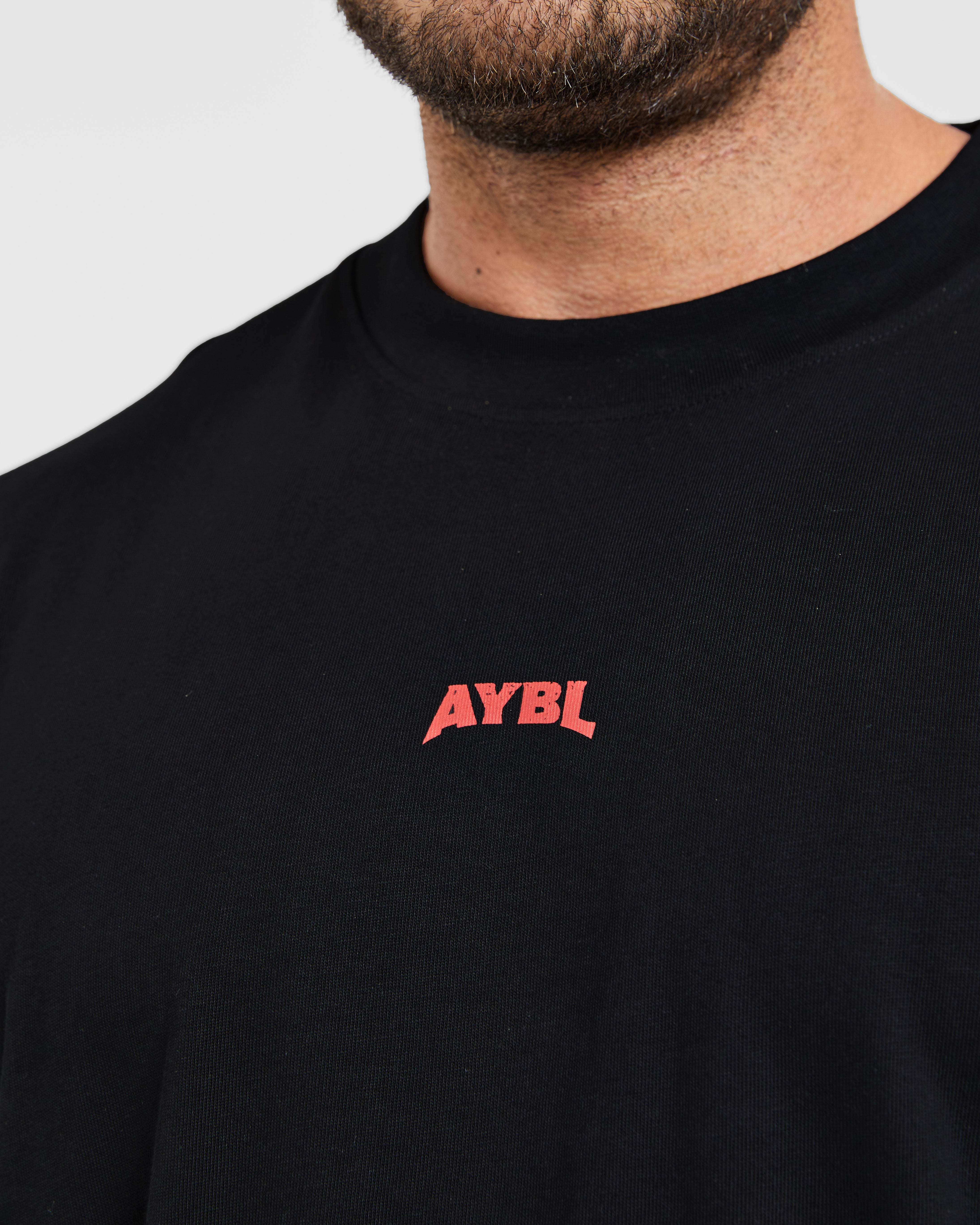 Wesley Vissers X Beyond Limits Oversized T Shirt - Noir/Charcoal