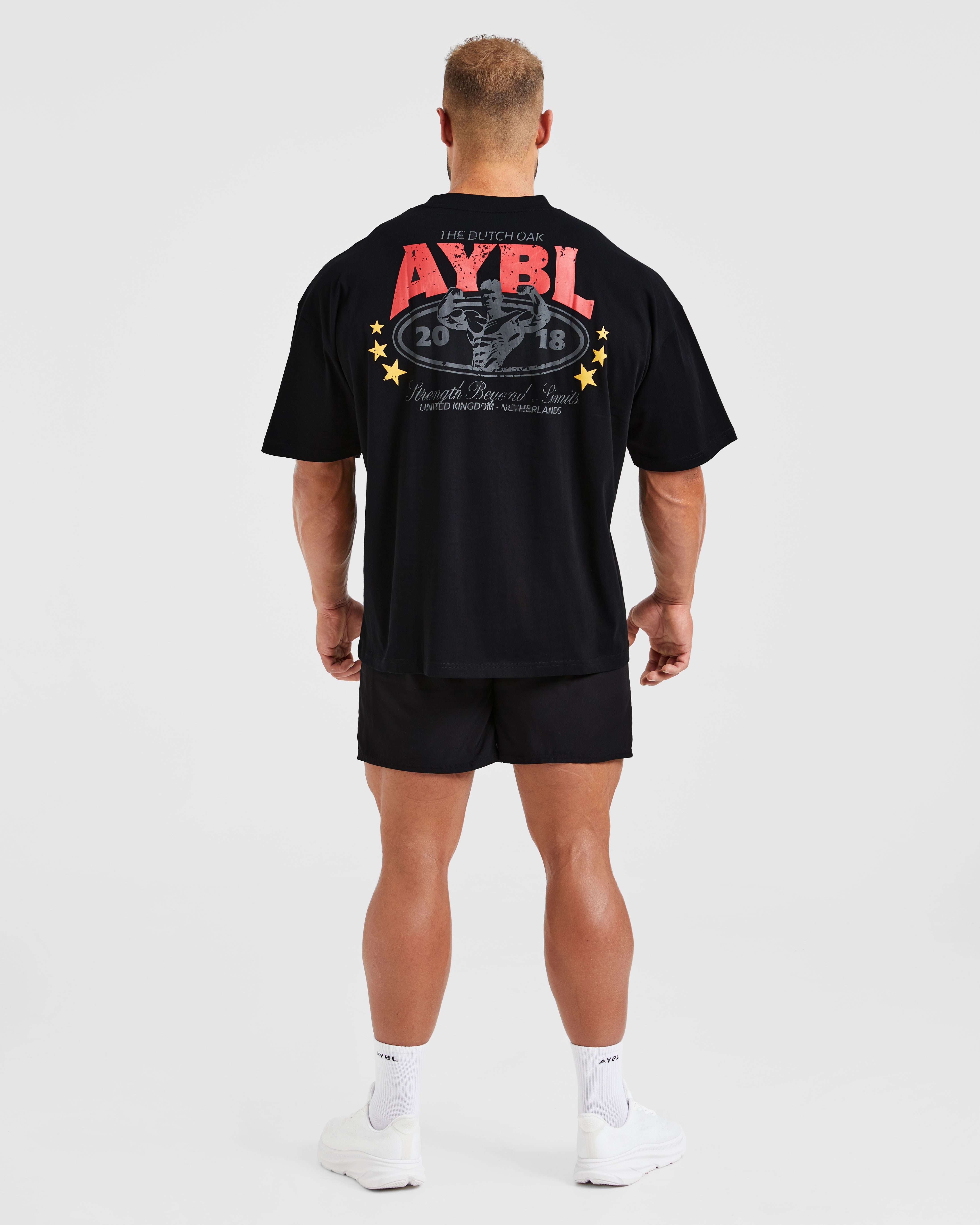Wesley Vissers X Beyond Limits Oversized T Shirt - Noir/Charcoal