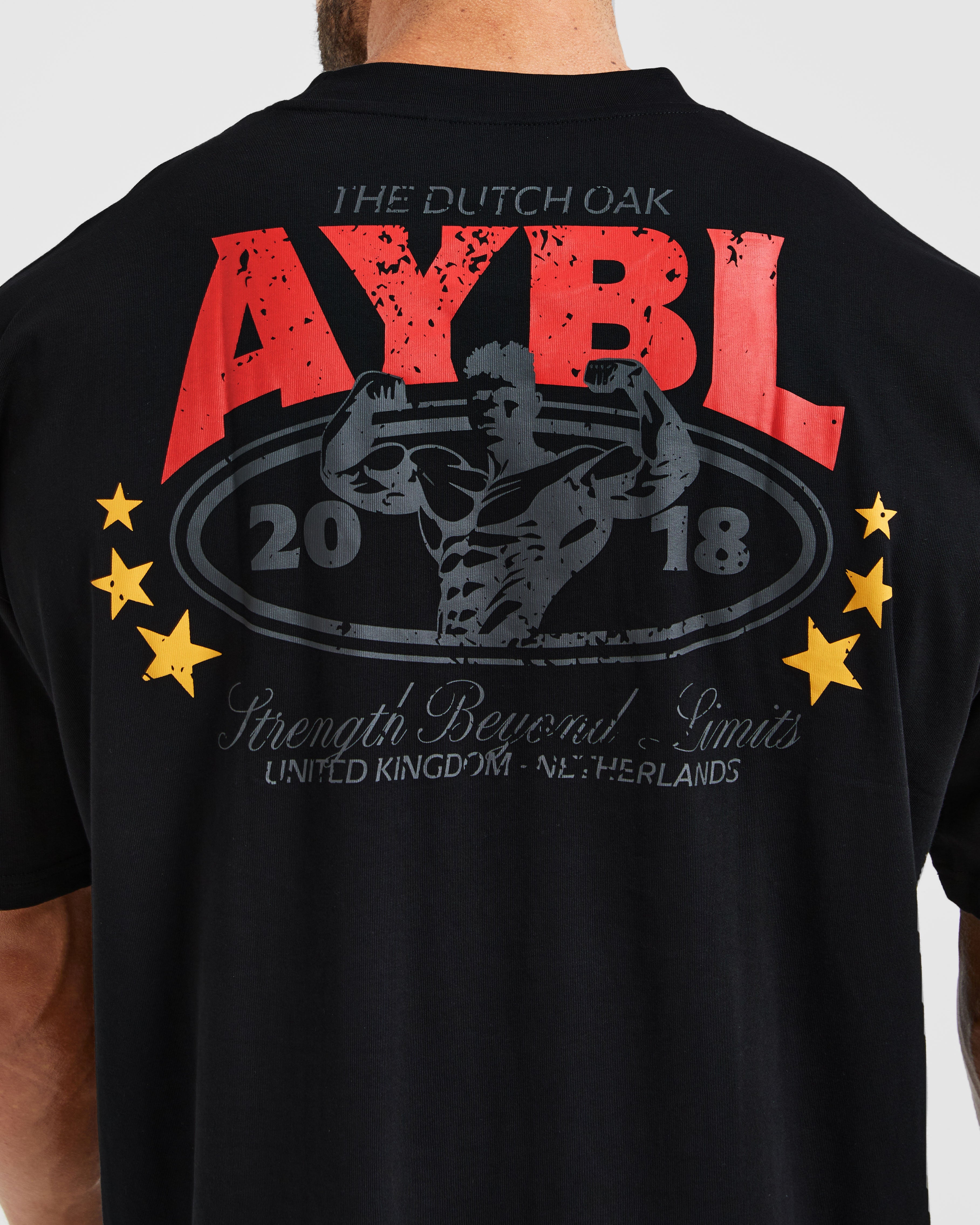Wesley Vissers X Beyond Limits Oversized T Shirt - Noir/Charcoal