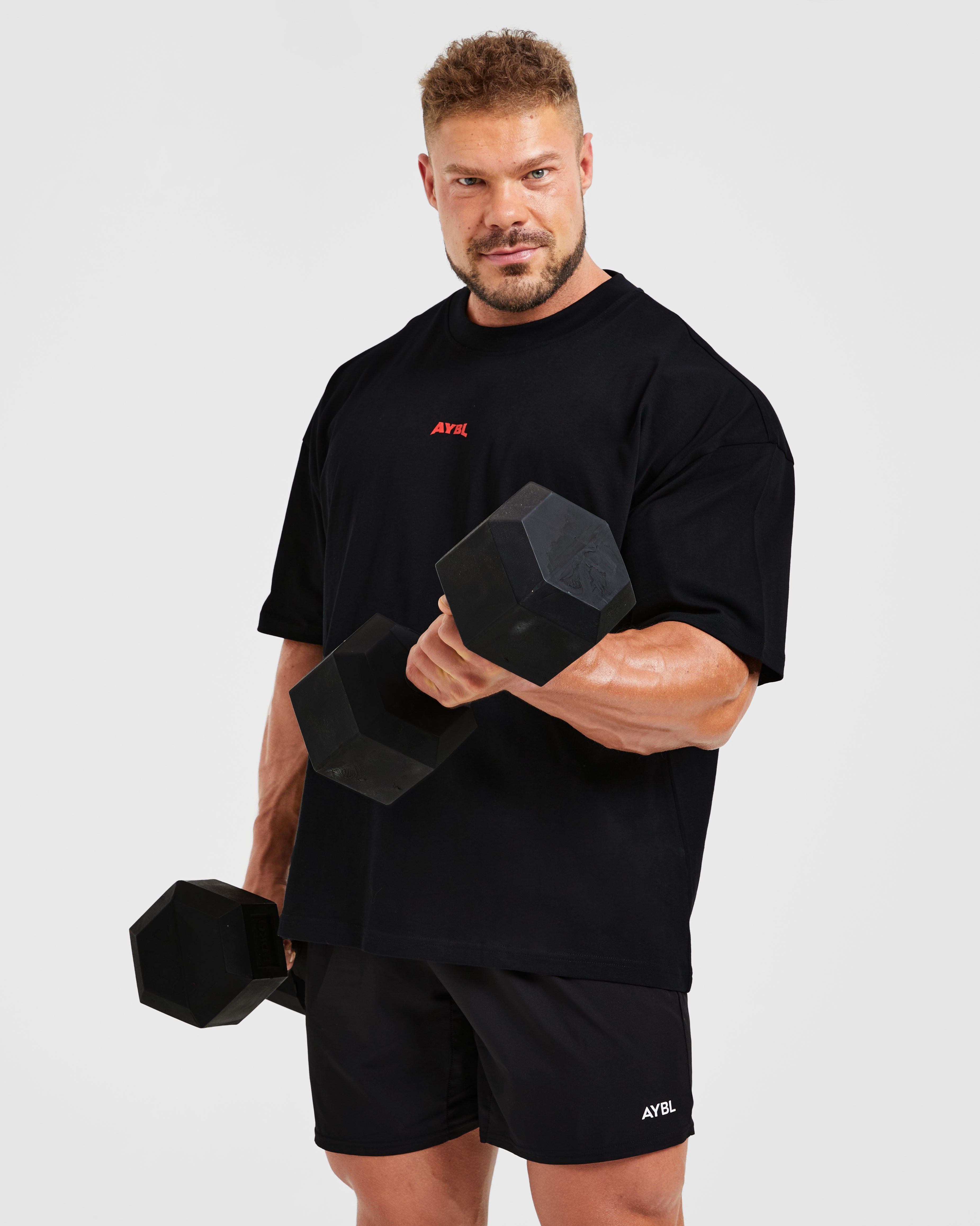 Wesley Vissers X Beyond Limits Oversized T Shirt - Noir/Charcoal