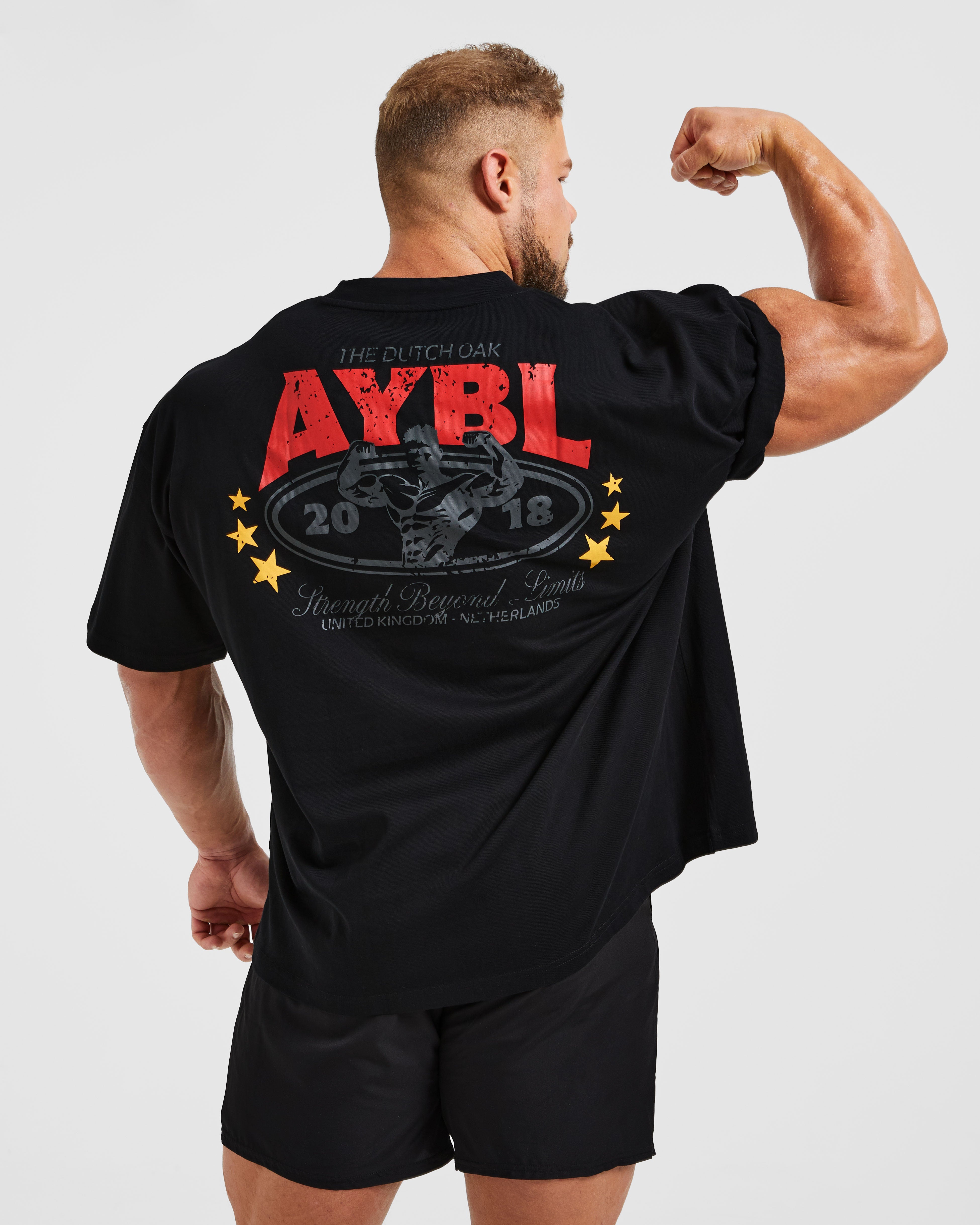 Wesley Vissers X Beyond Limits Oversized T Shirt - Noir/Charcoal