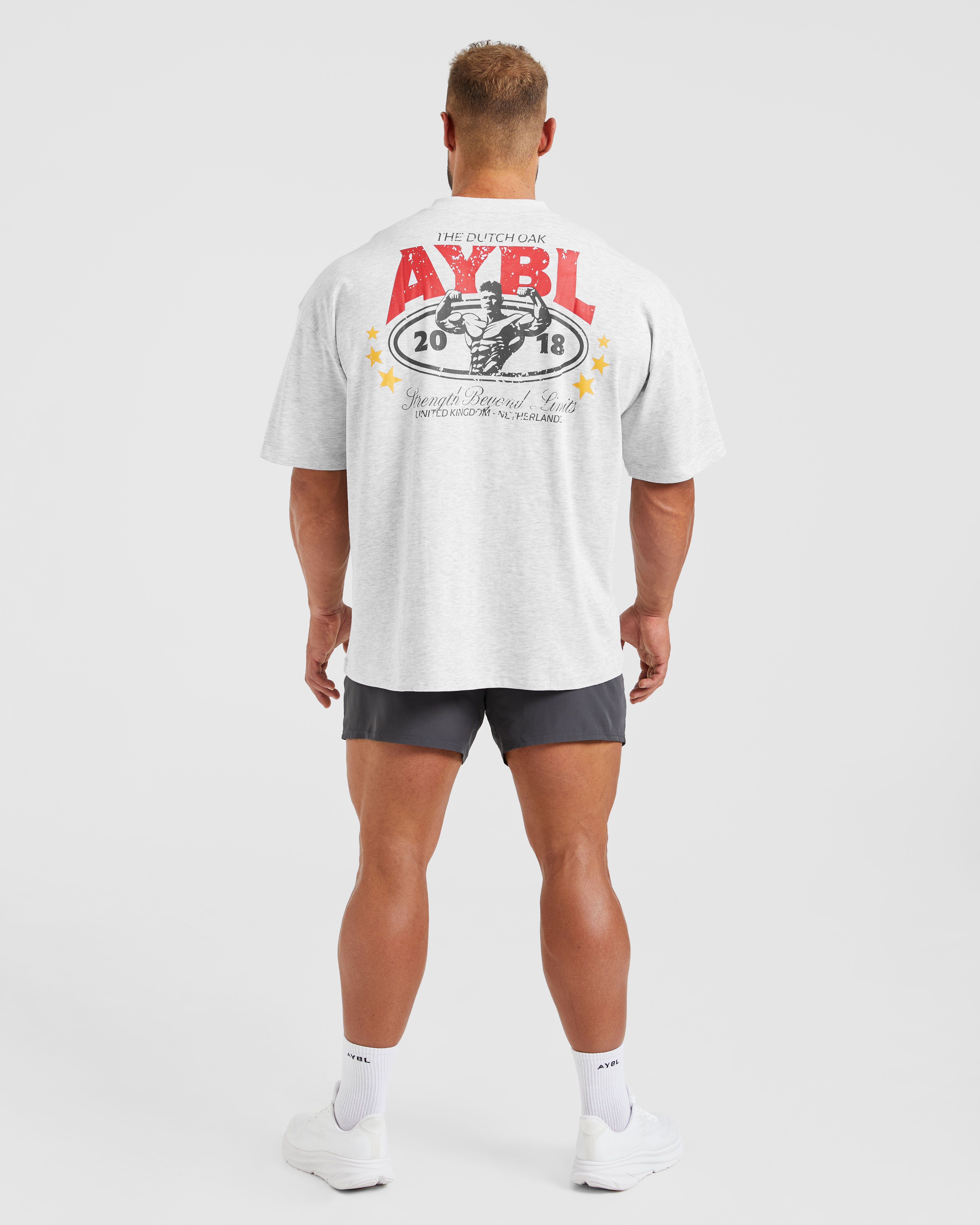 Wesley Vissers X Beyond Limits Oversized T Shirt - Gris Marl