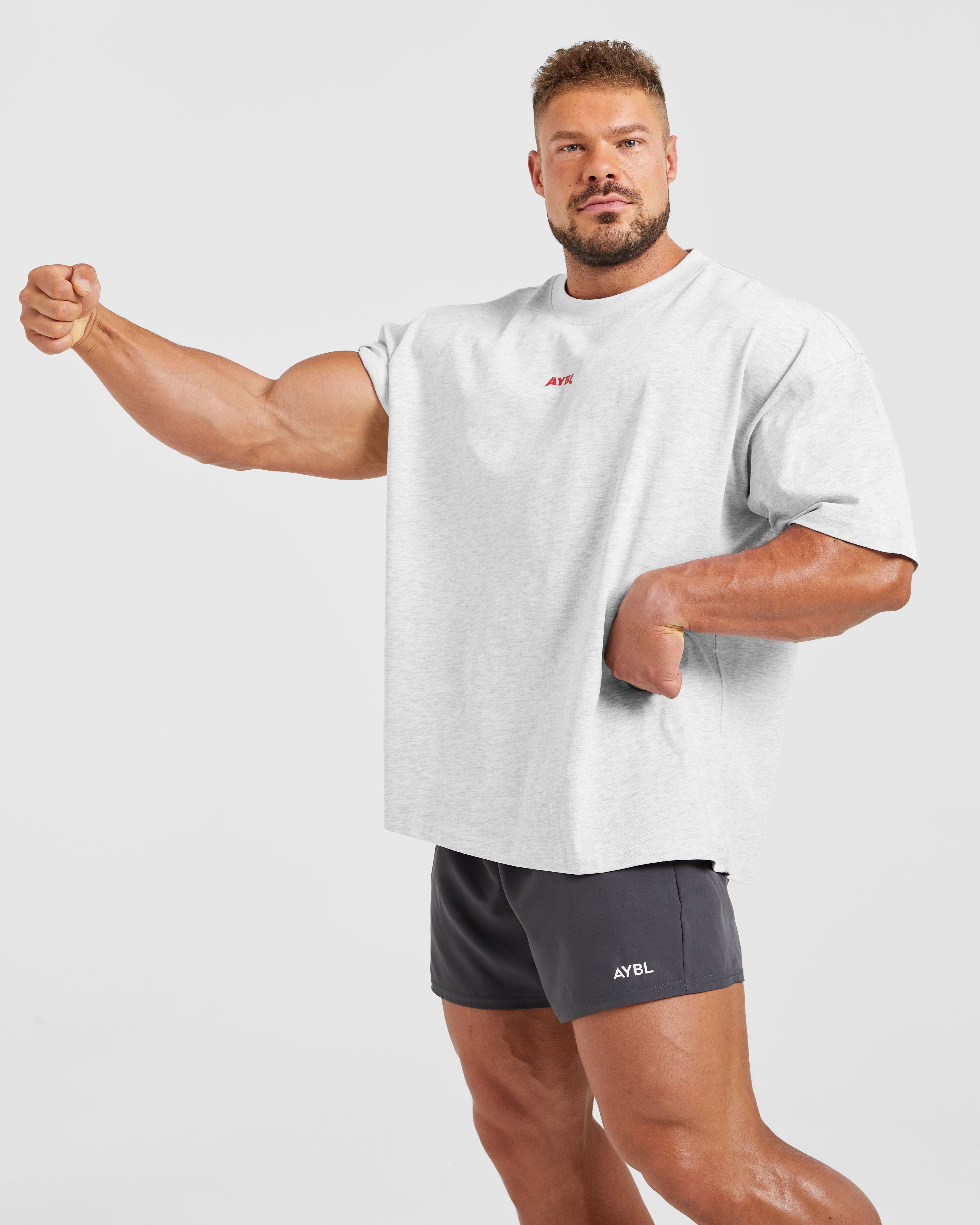 Wesley Vissers X Beyond Limits Oversized T Shirt - Gris Marl