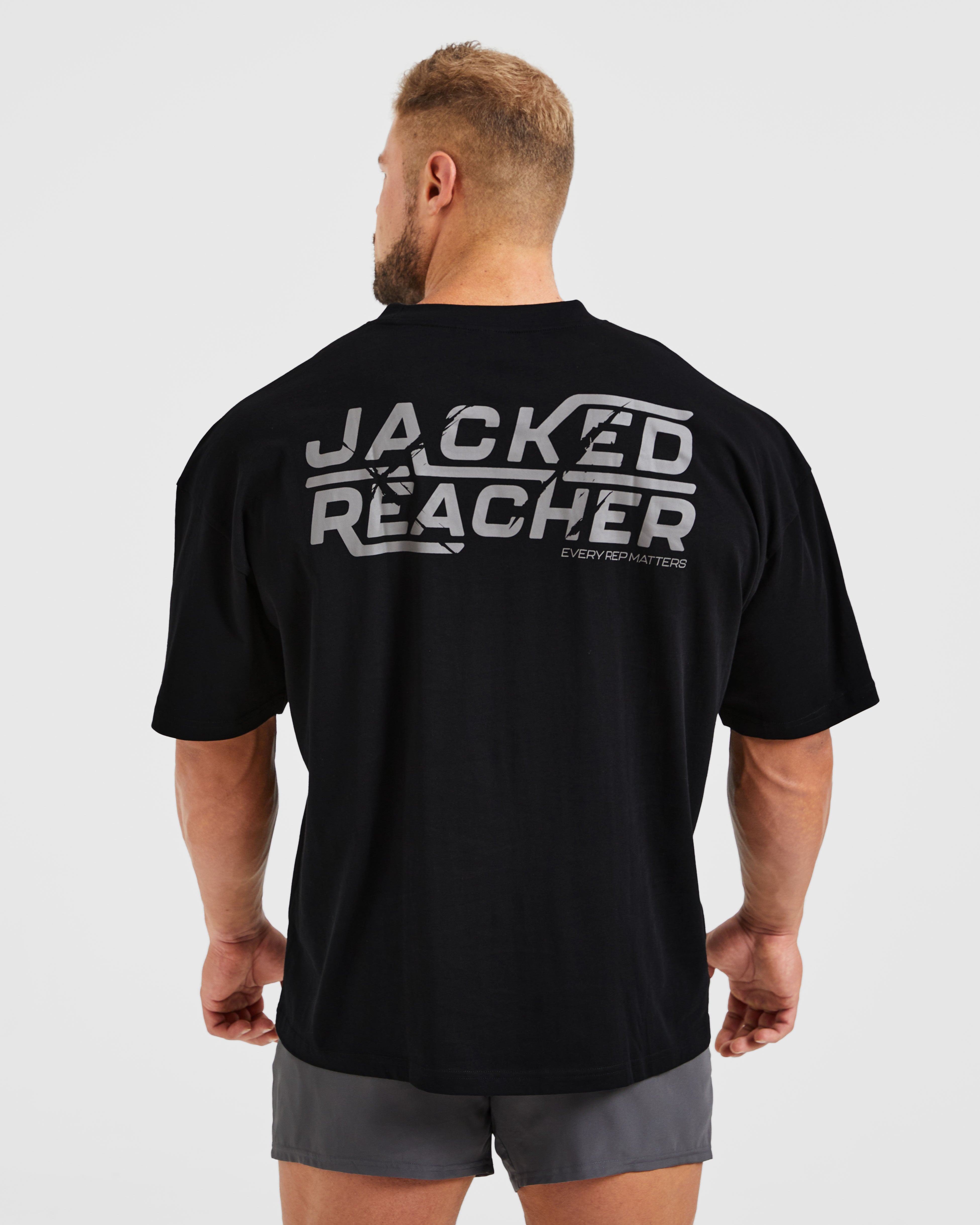 Wesley Vissers X Jacked Reacher Oversized T Shirt - Noir