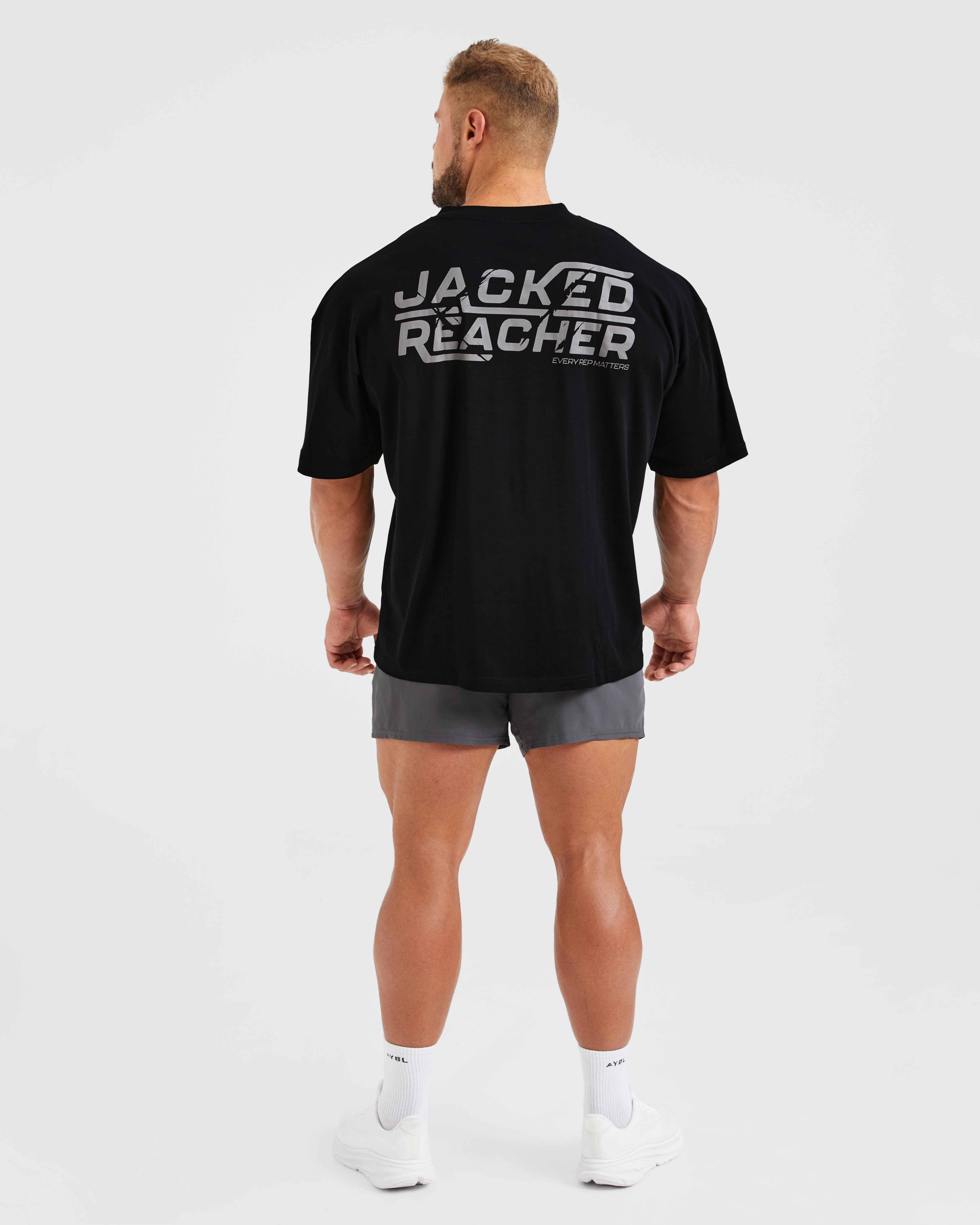 Wesley Vissers X Jacked Reacher Oversized T Shirt - Noir