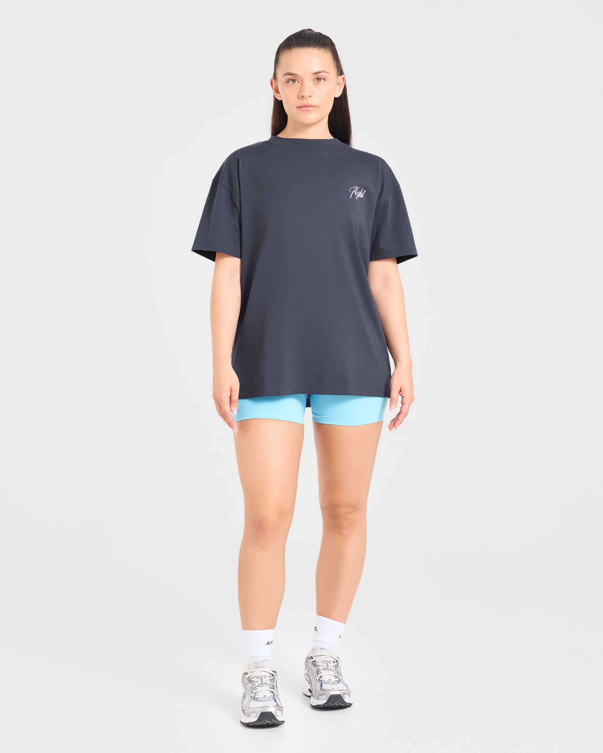 Lift Graphic 2.0 Oversized T Shirt - Navy