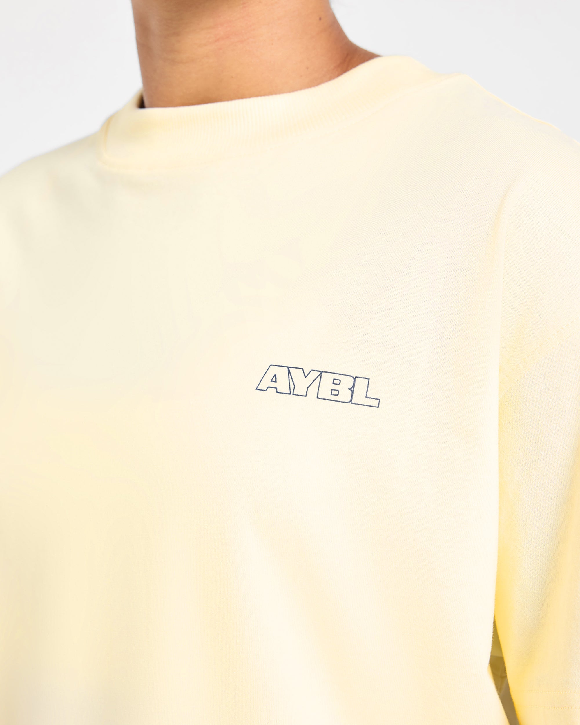 Heavy Lift Club Oversized T Shirt - Butter Jaune