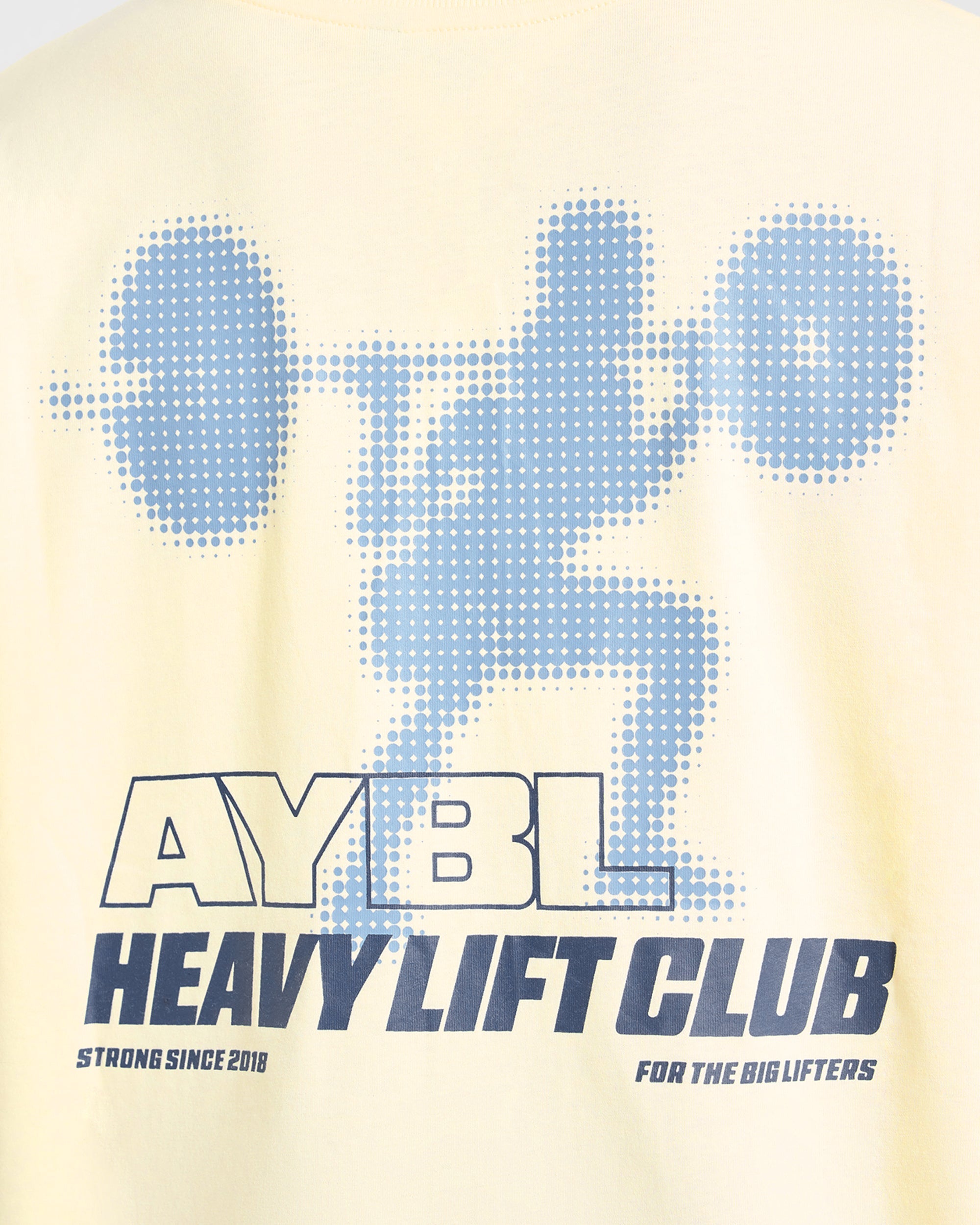 Heavy Lift Club Oversized T Shirt - Butter Jaune