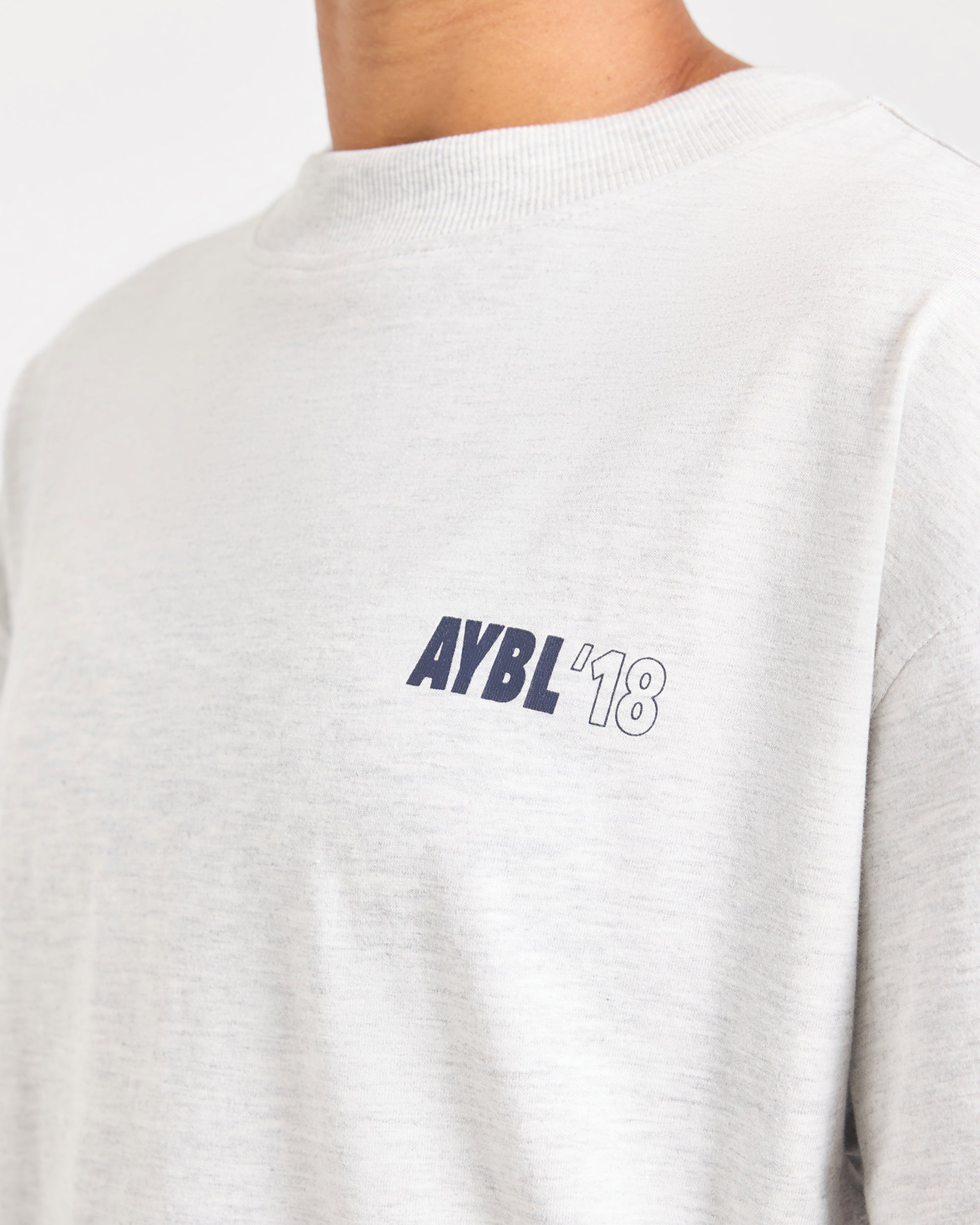 AYBL Run Oversized T Shirt - Heather Gris