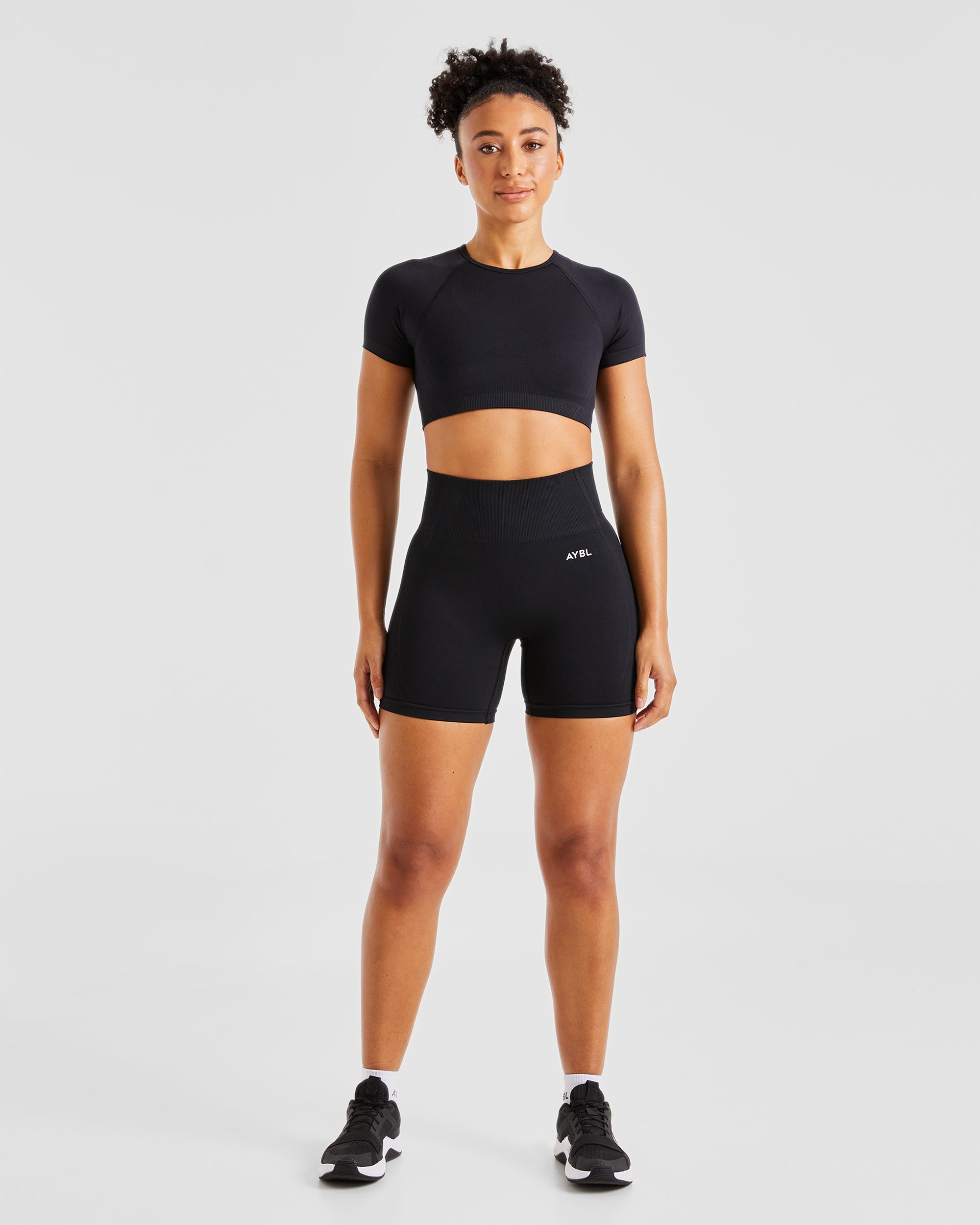 Balance V3 Seamless Crop Top - Noir