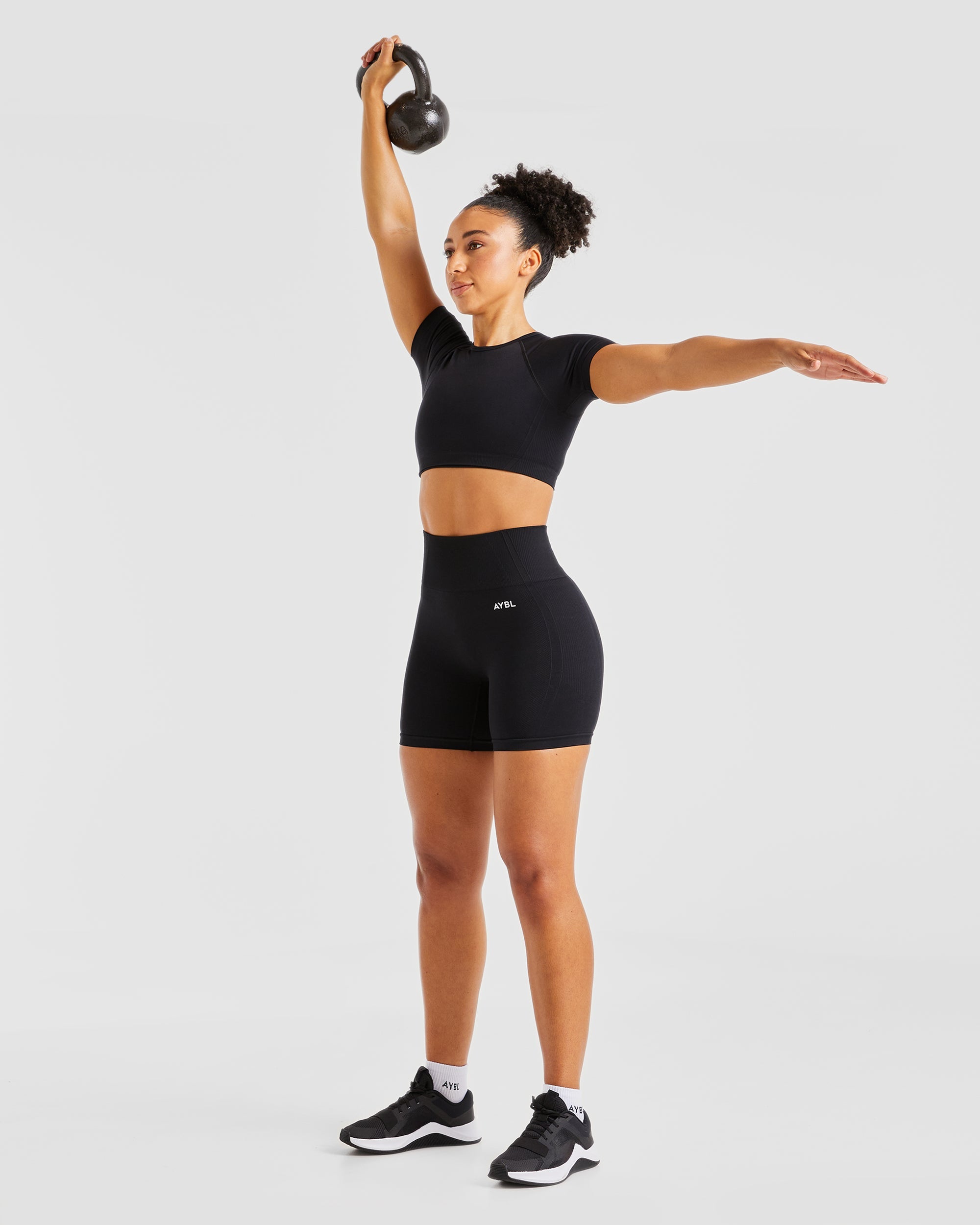 Balance V3 Seamless Crop Top - Noir