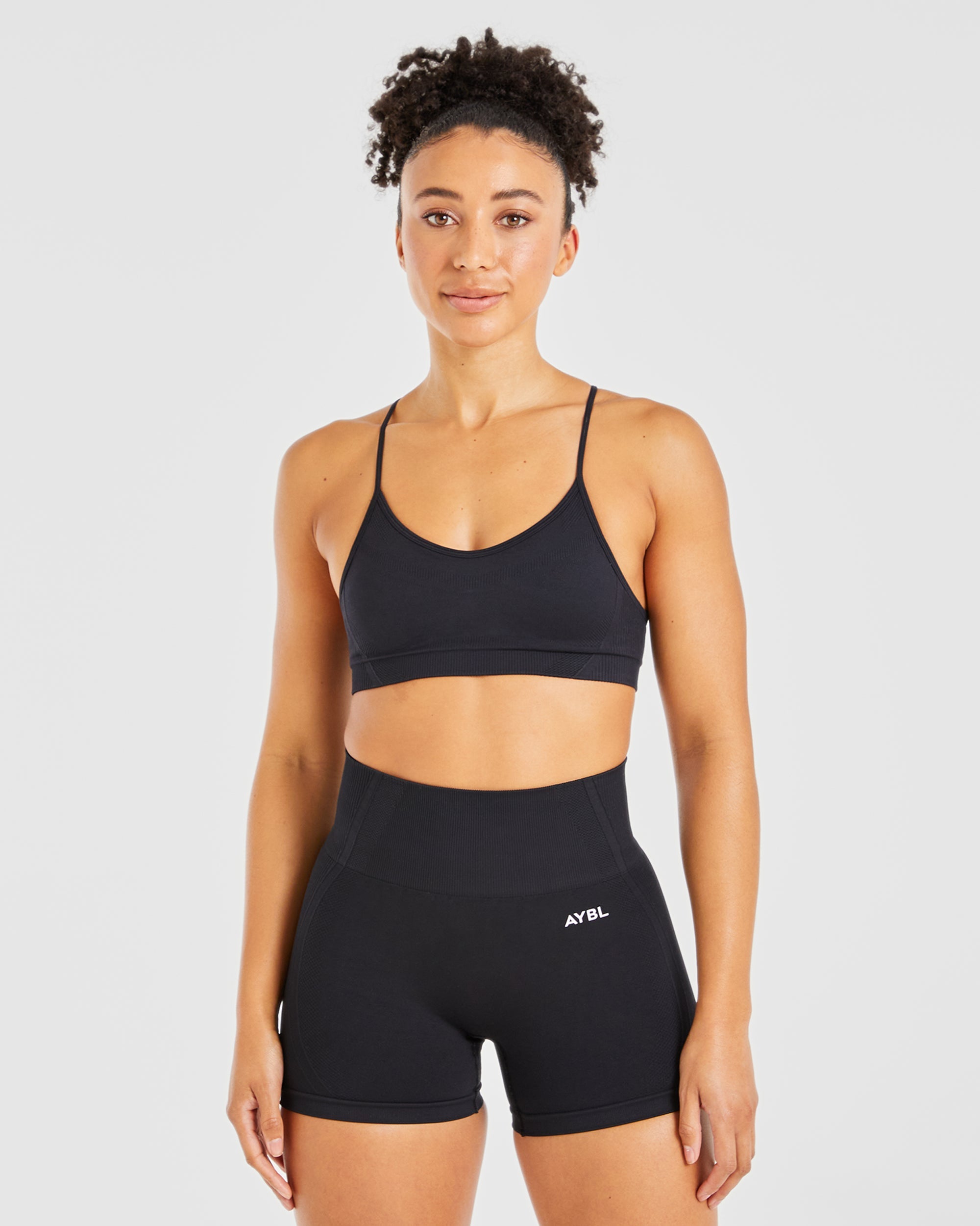 Balance V3 Seamless Strappy Sports Bra - Noir