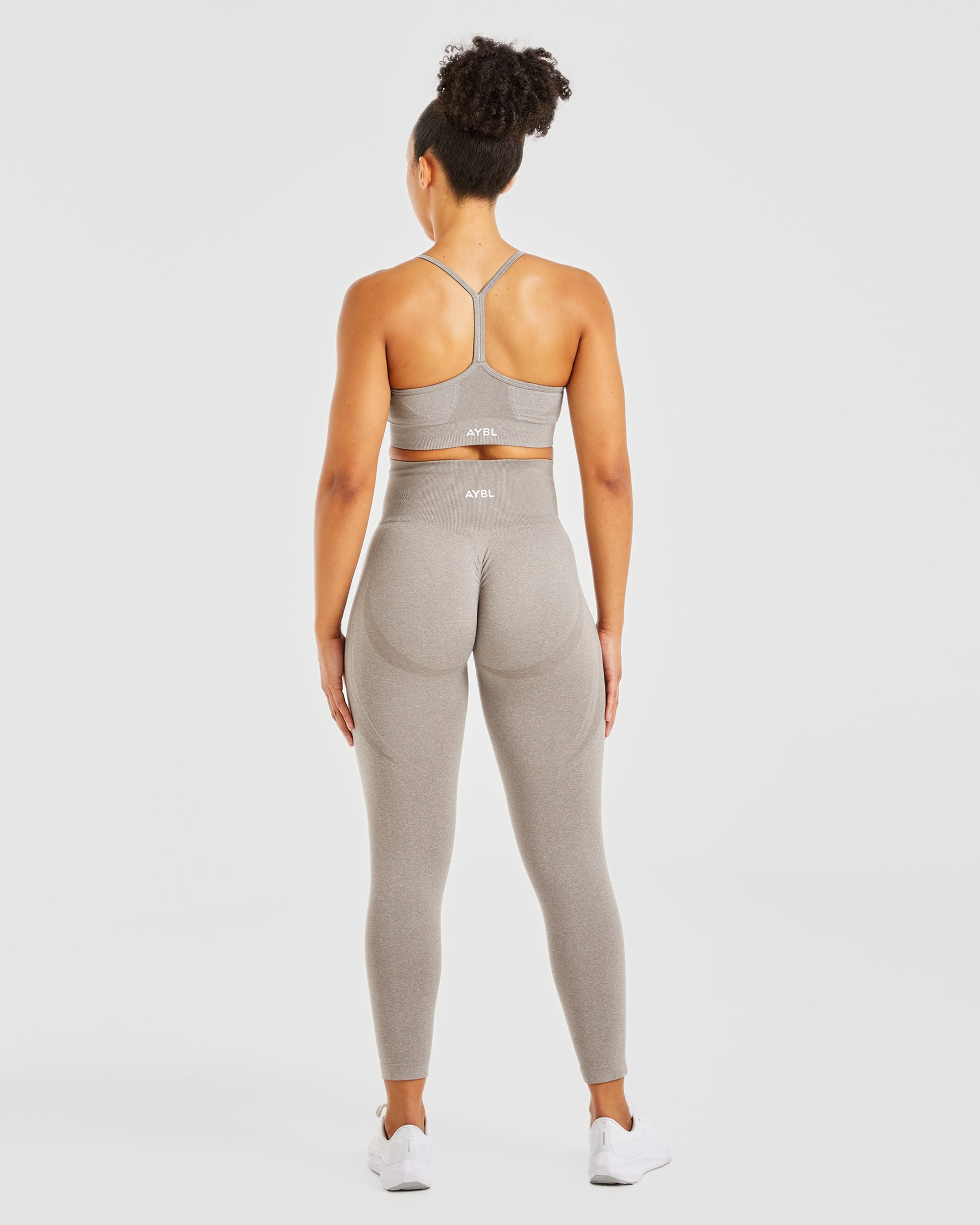 Empower Seamless Leggings - Taupe Marl