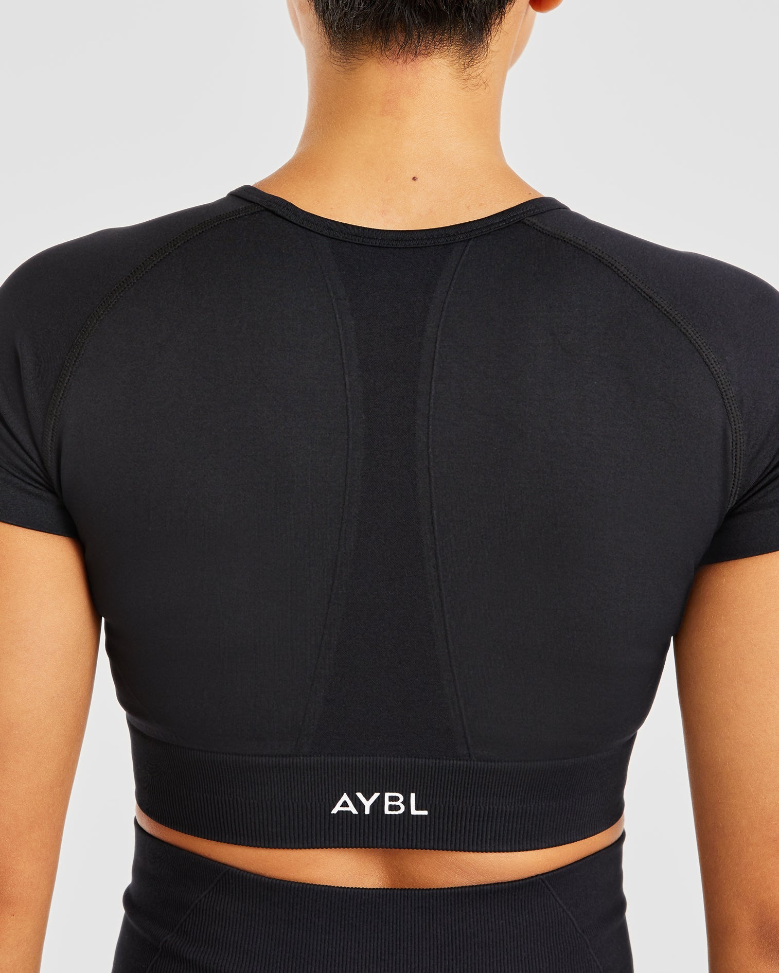 Empower Seamless Crop Top - Noir