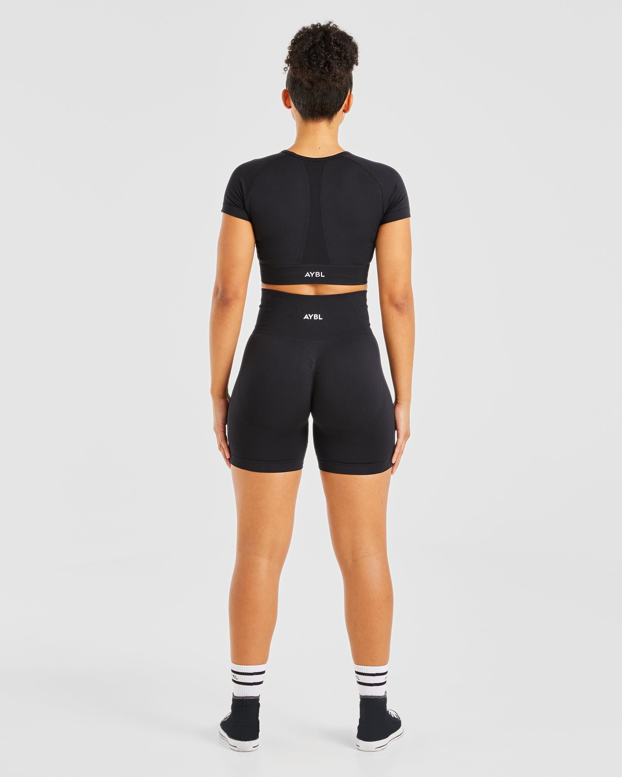 Empower Seamless Crop Top - Noir