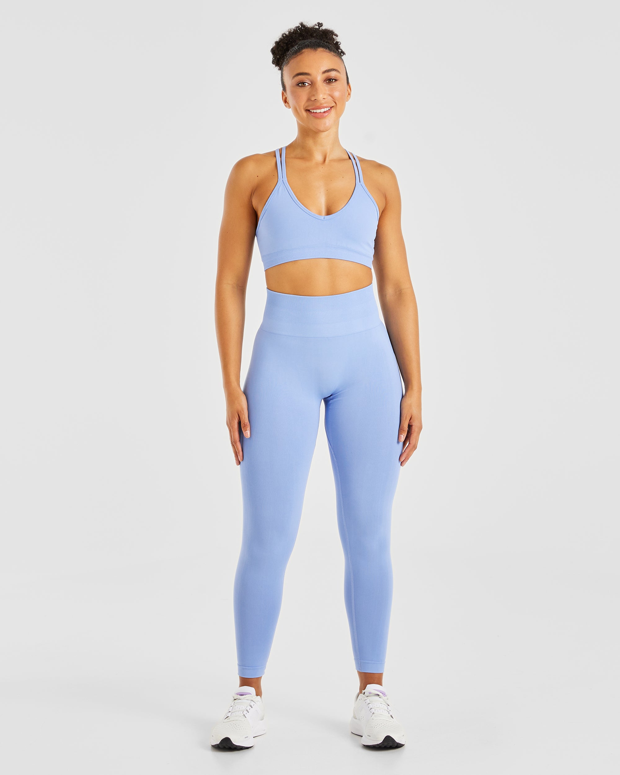 Power Seamless Leggings - Bleu