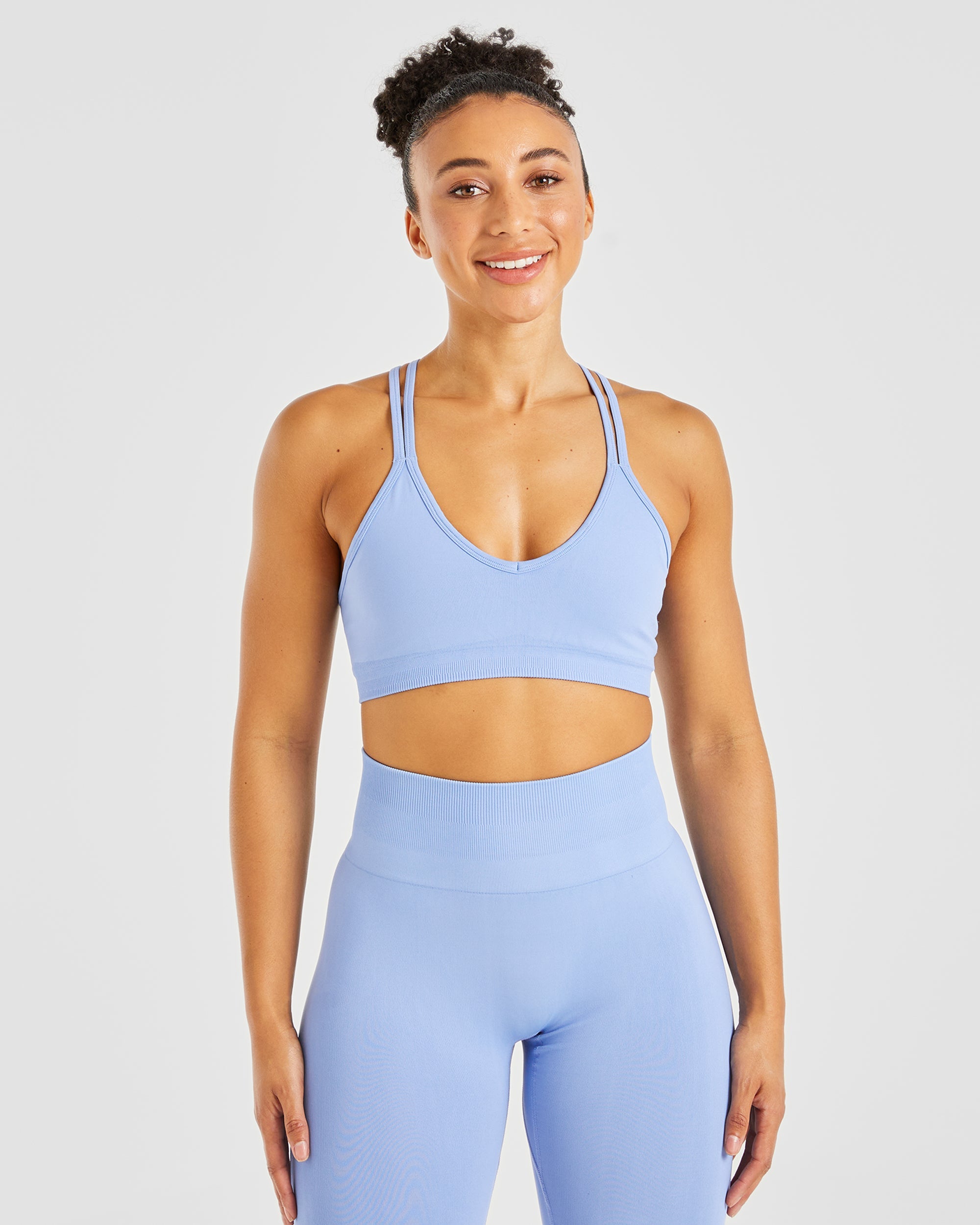 Power Seamless Sports Bra - Bleu