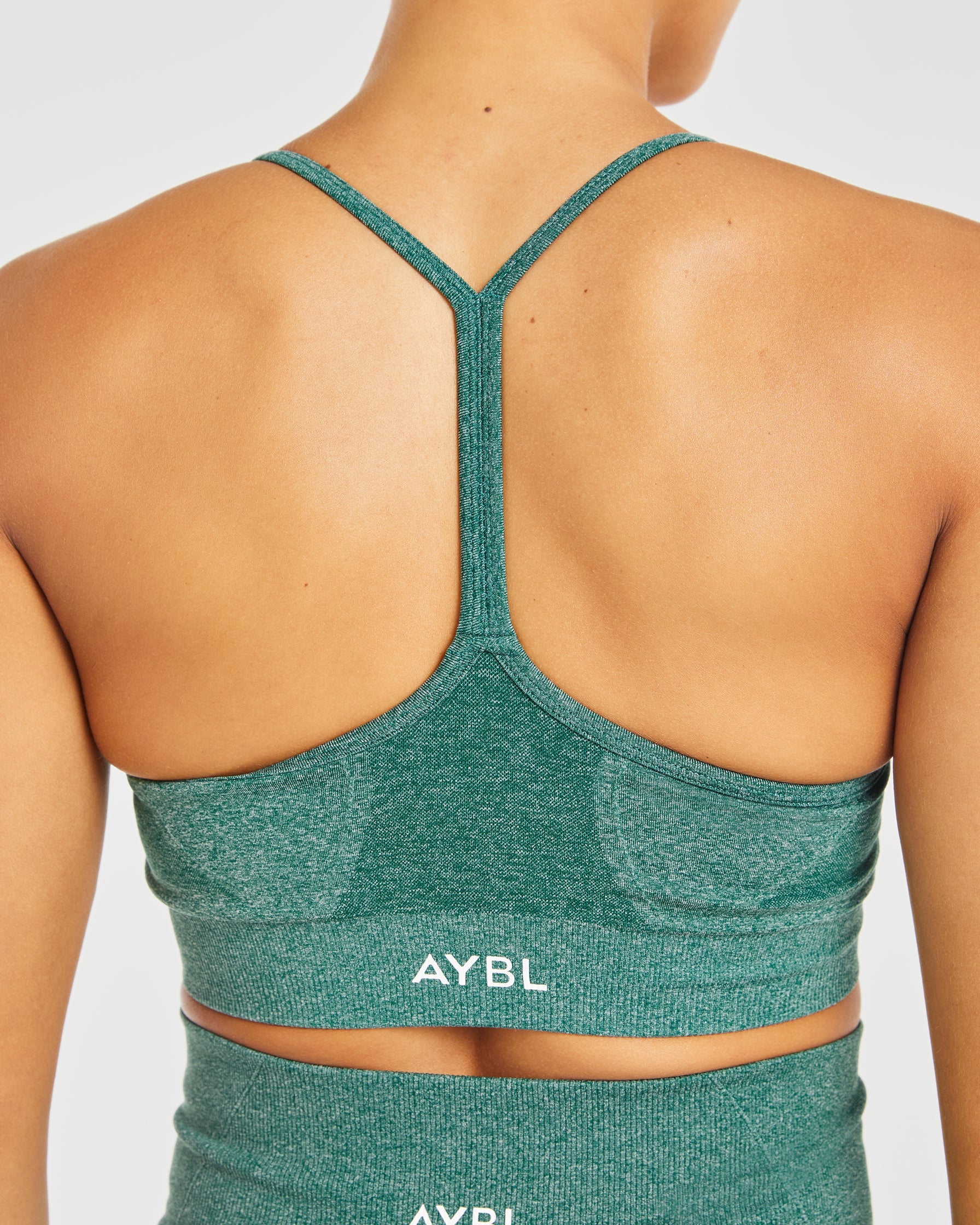 Empower Seamless Sports Bra - Forest Vert Marl