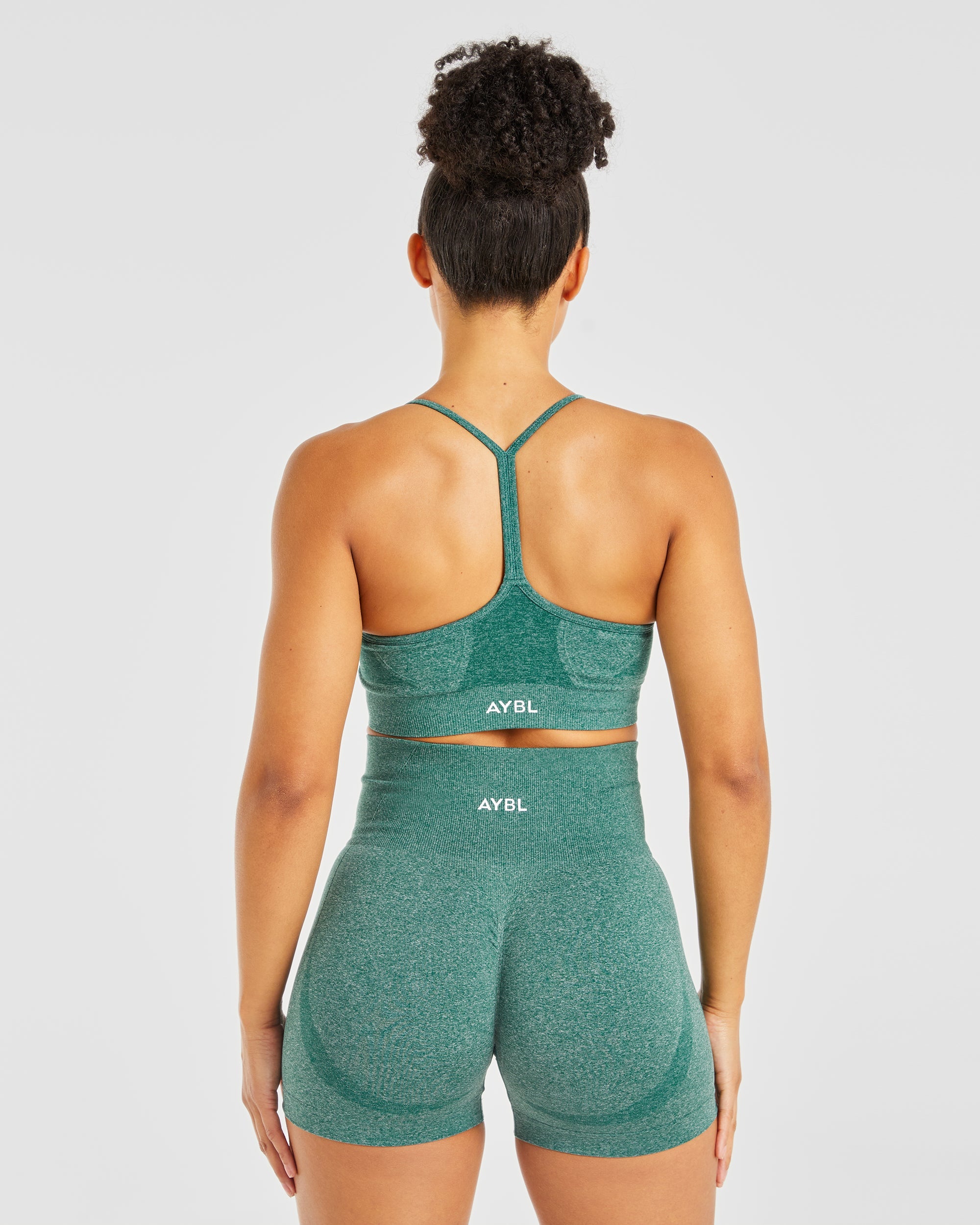 Empower Seamless Sports Bra - Forest Vert Marl