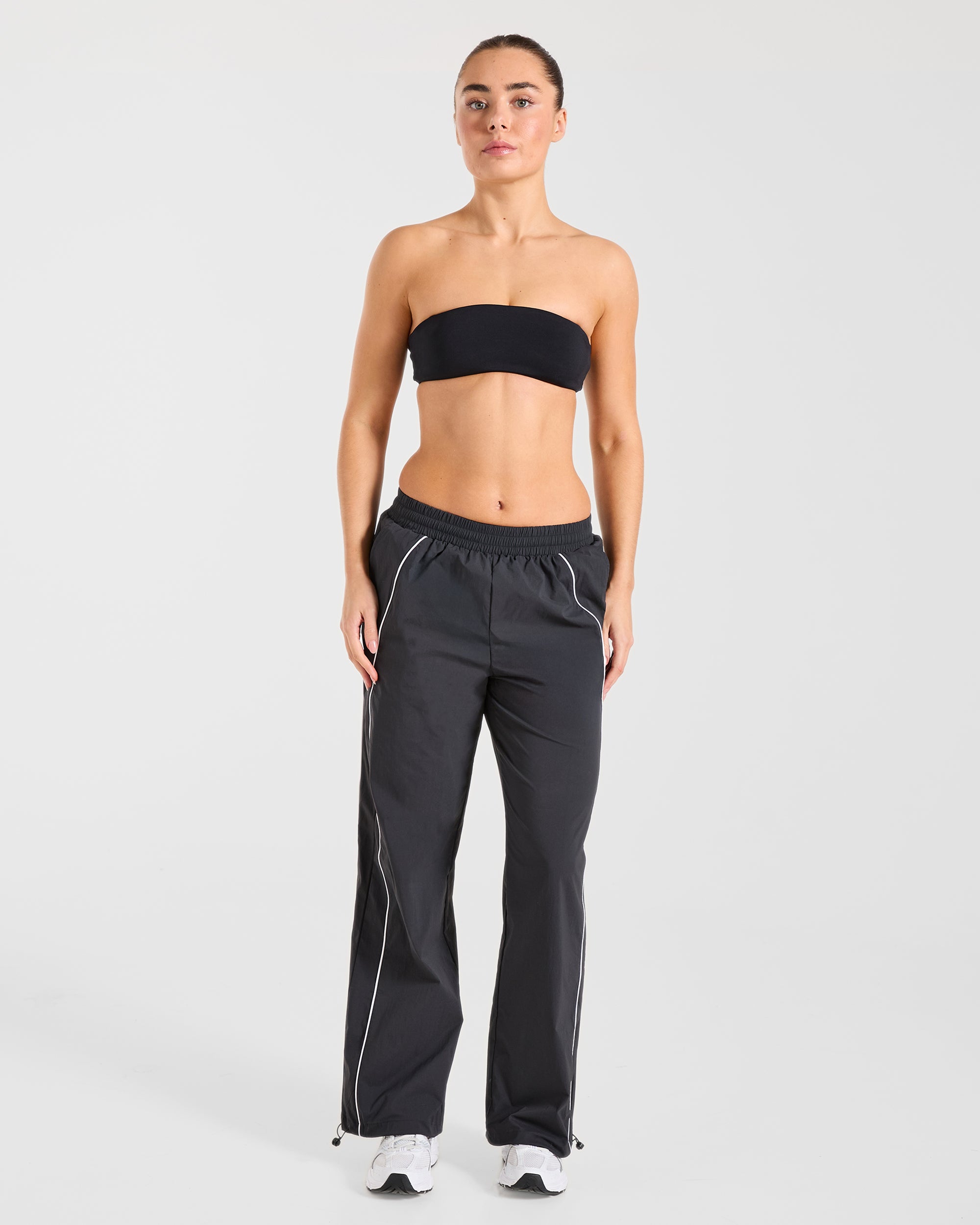 Retro Track Joggers - Noir