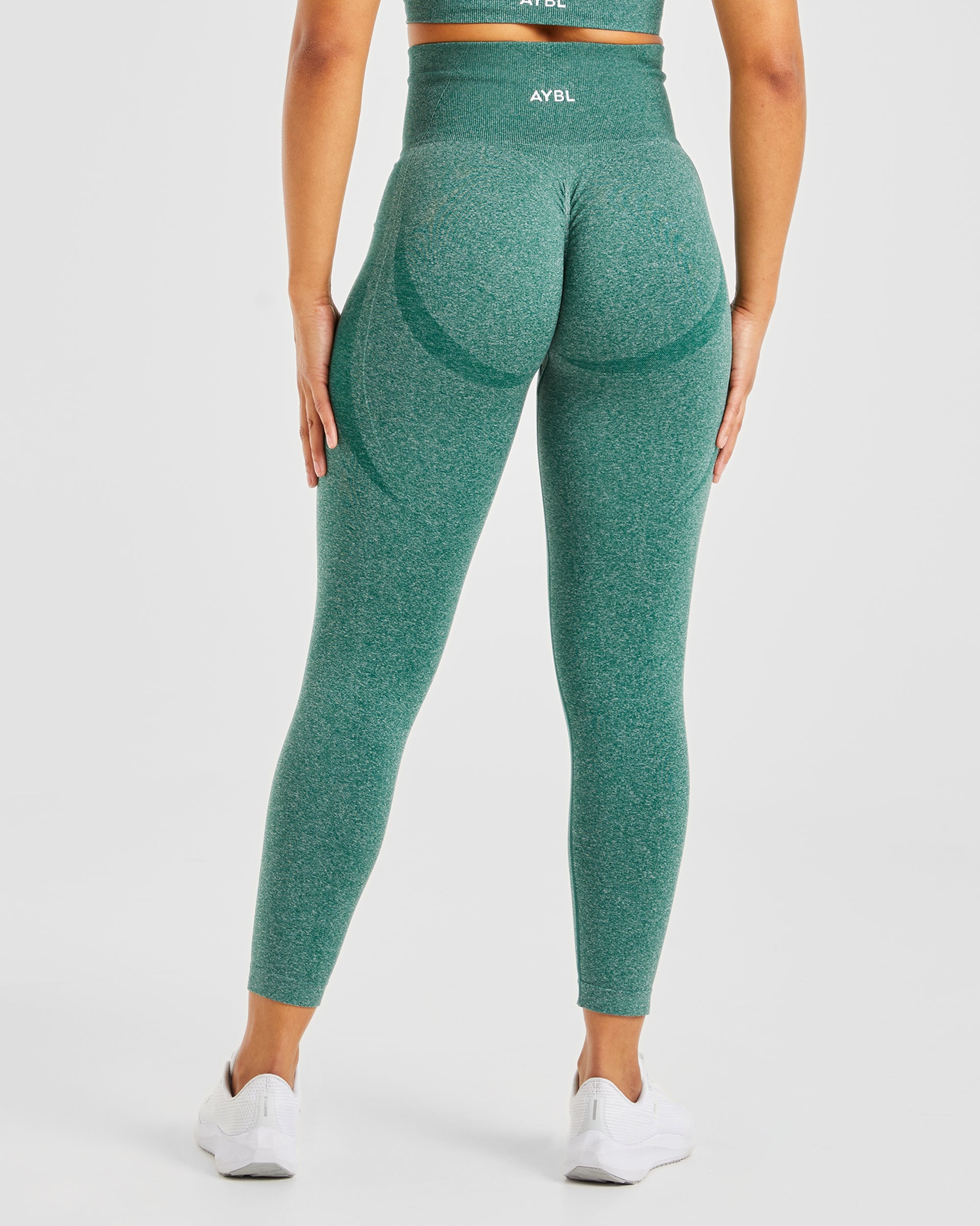 Empower Seamless Leggings - Forest Vert Marl