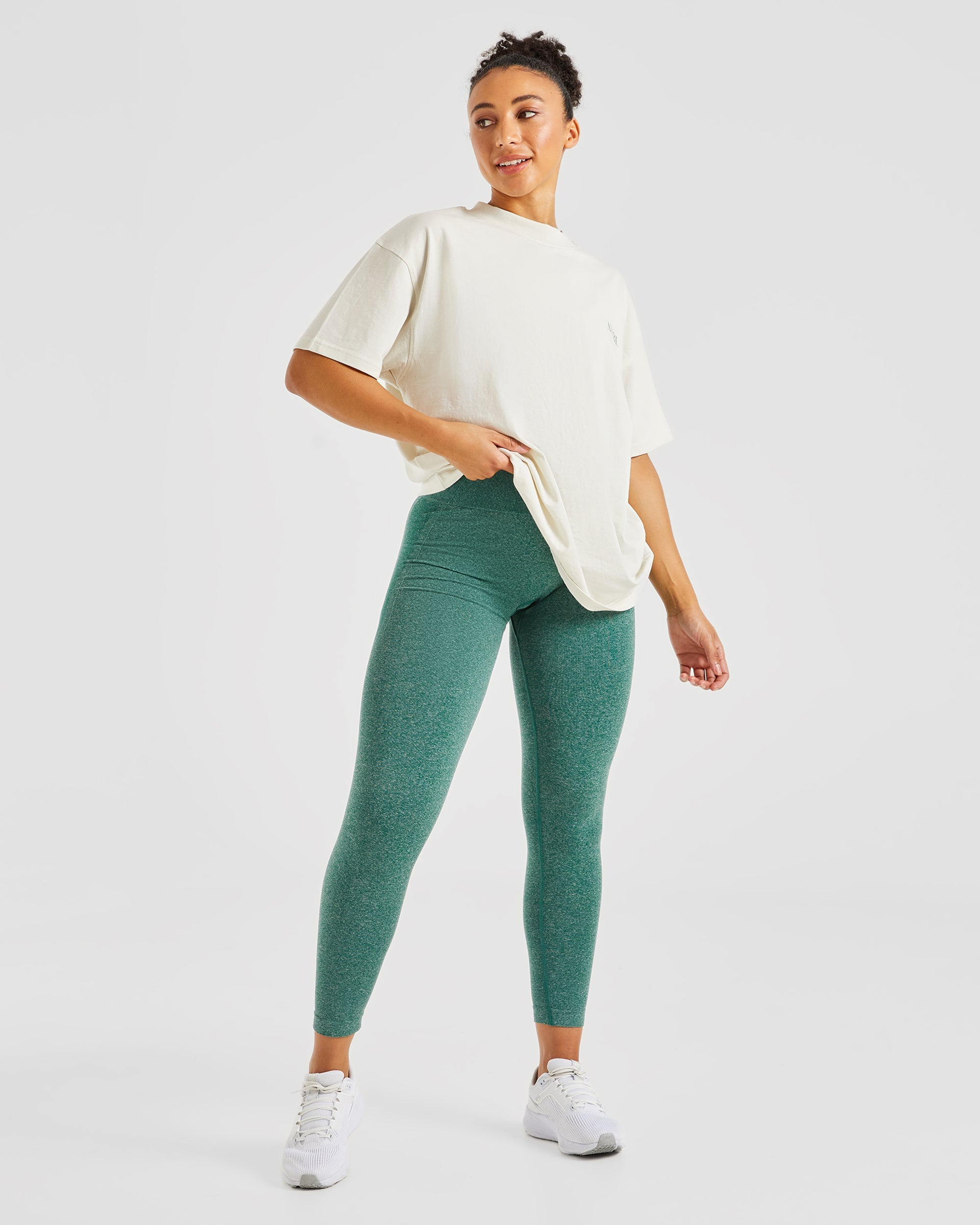 Empower Seamless Leggings - Forest Vert Marl