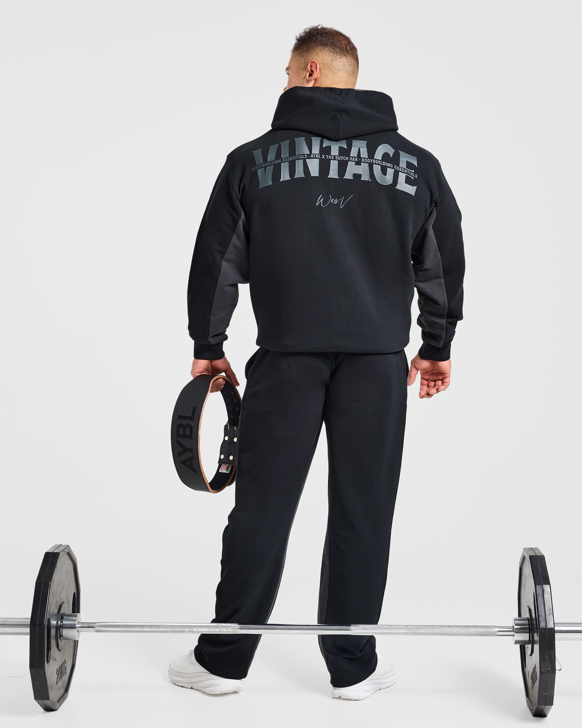 Wesley Vissers x Oversized Straight Leg Joggers - Noir
