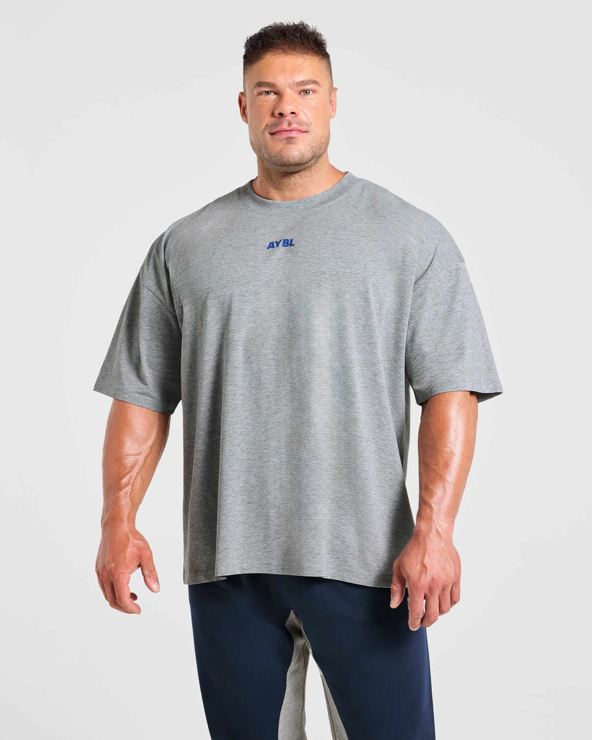 Wesley Vissers x AYBL Dutch Oak Oversized T Shirt - Mid Marl Gris
