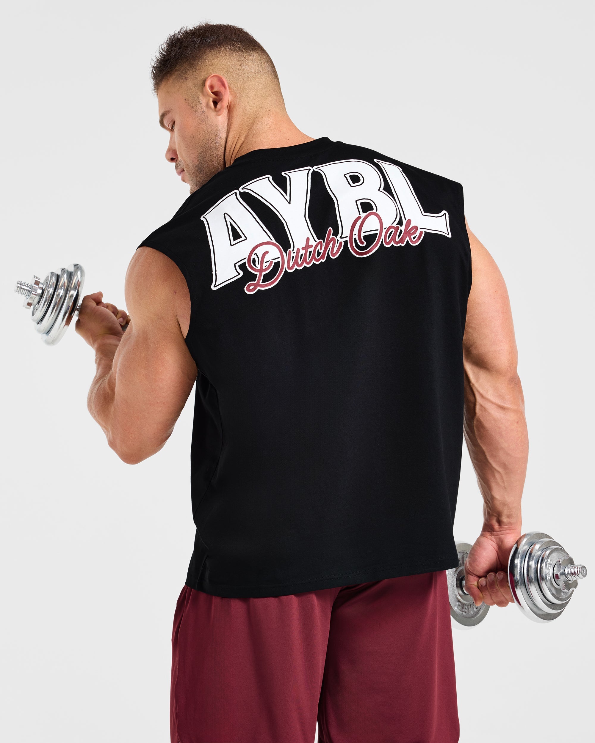 Wesley Vissers x AYBL Dutch Oak Oversized Tank - Noir