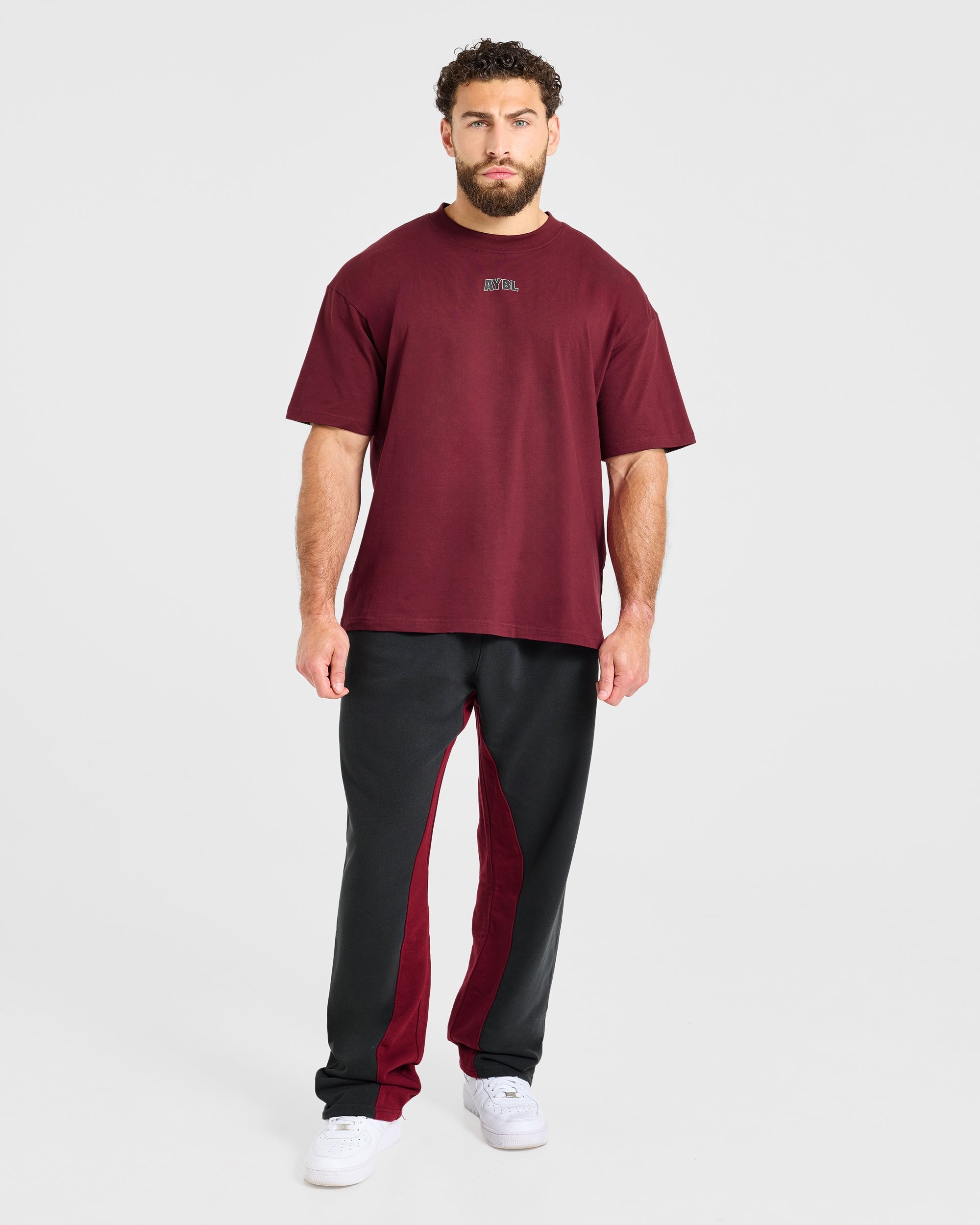 Wesley Vissers x AYBL Dutch Oak Oversized T Shirt - Port Rouge