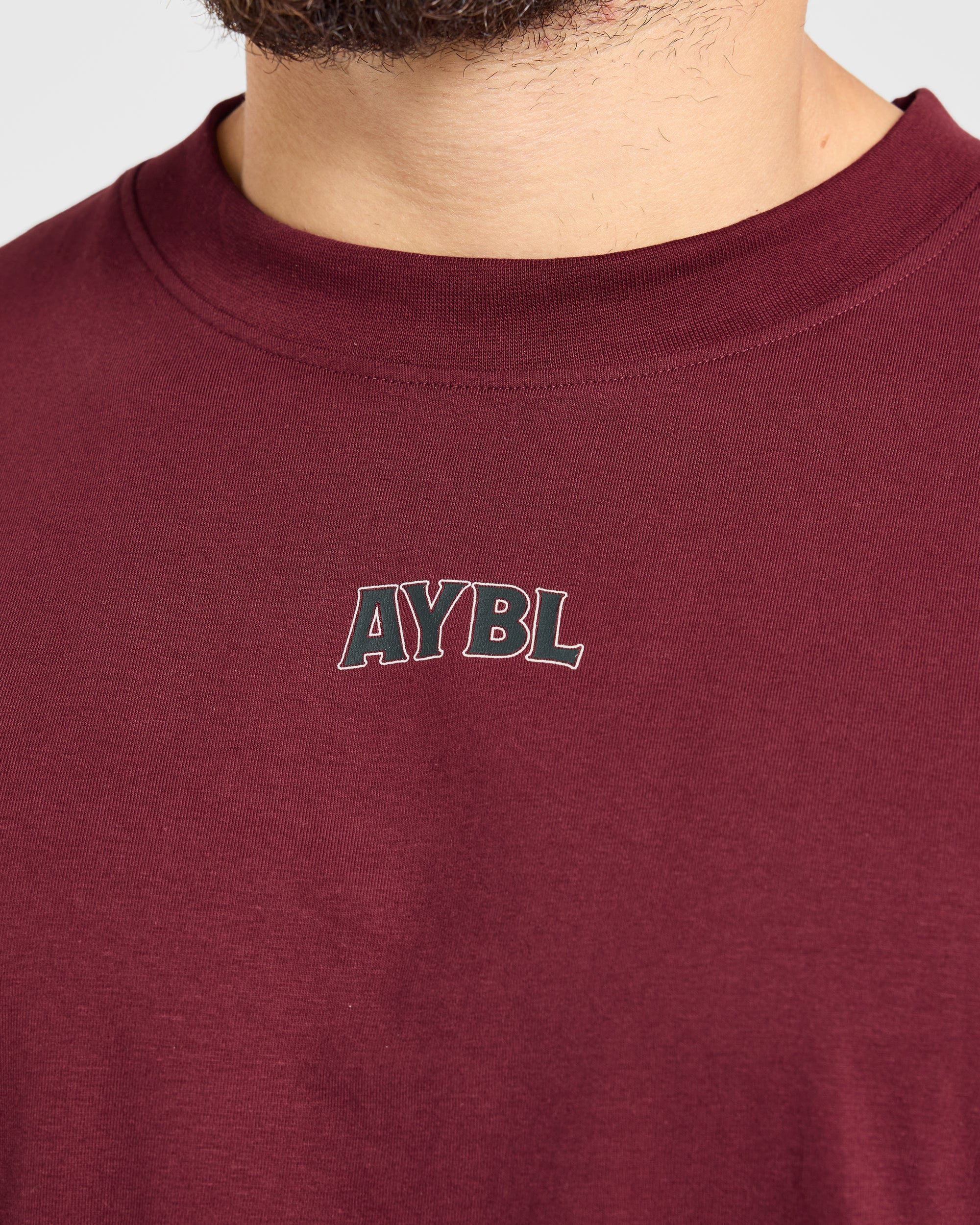 Wesley Vissers x AYBL Dutch Oak Oversized T Shirt - Port Rouge