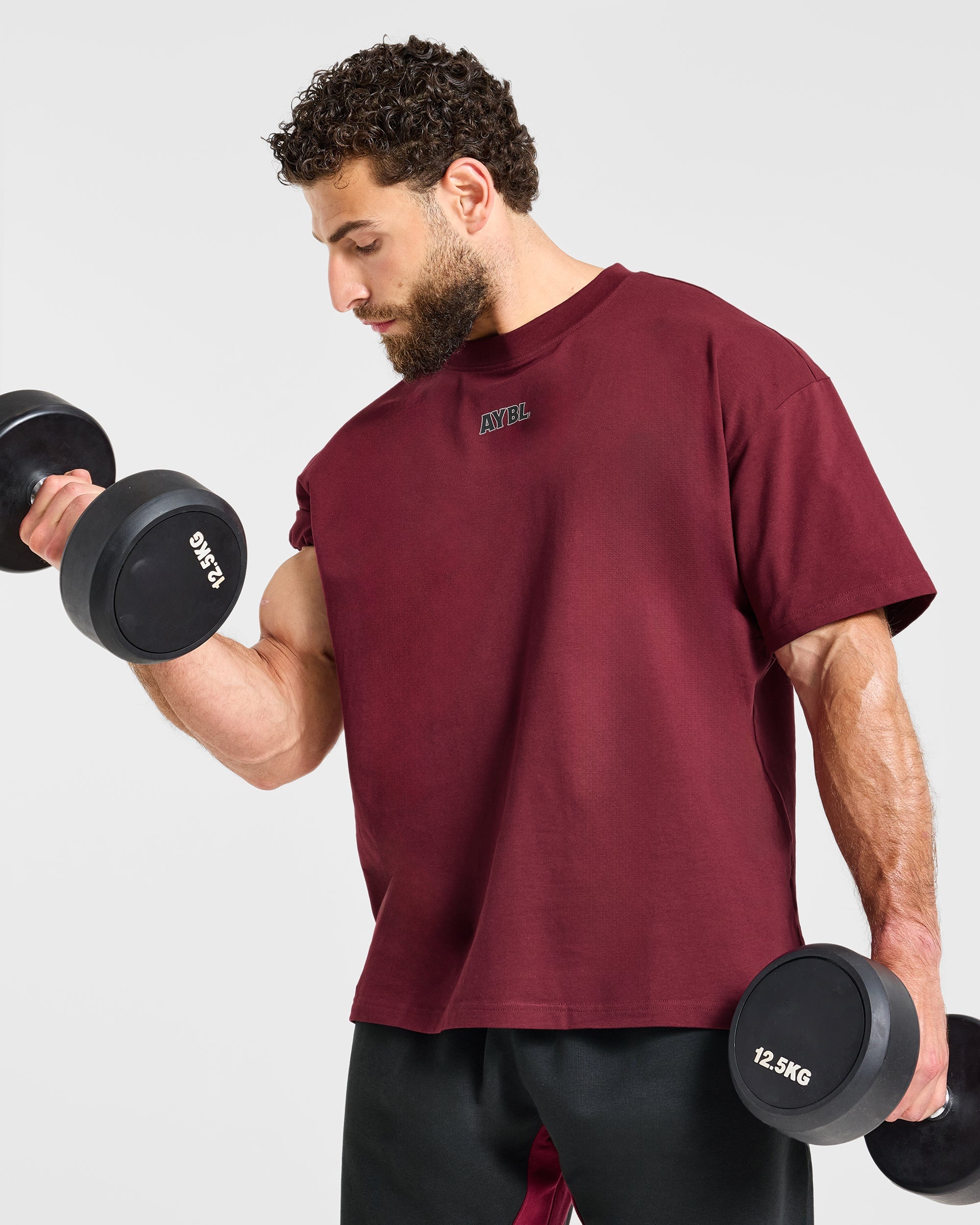Wesley Vissers x AYBL Dutch Oak Oversized T Shirt - Port Rouge