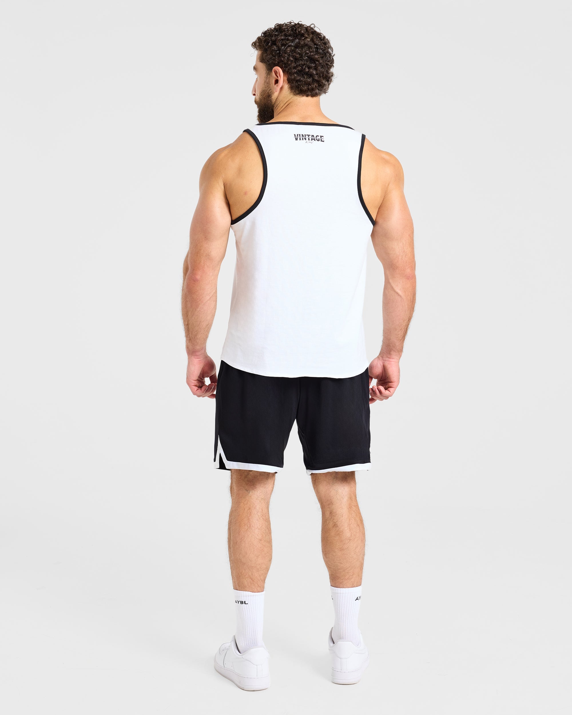 Wesley Vissers x Contrast Tank - Blanc