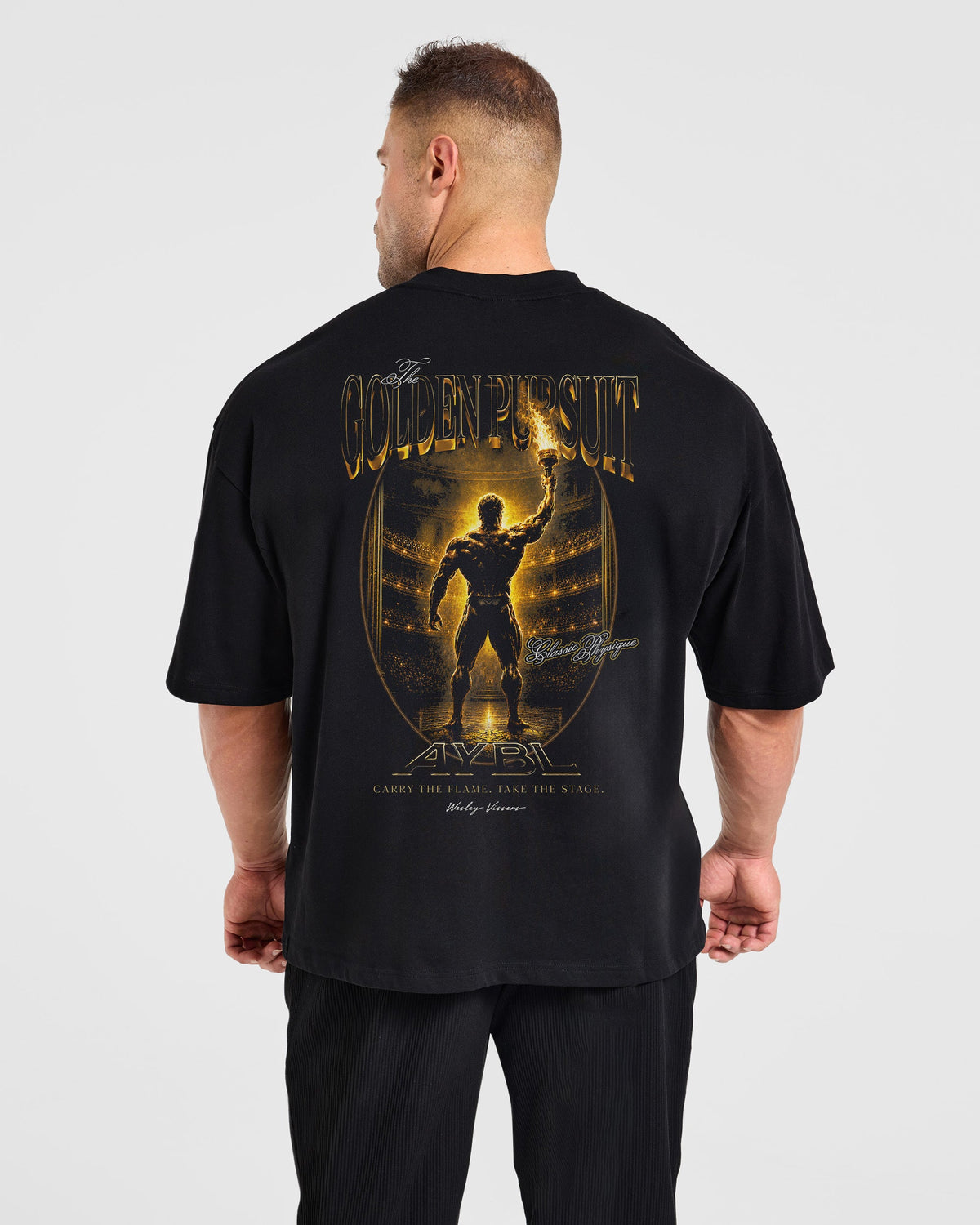 Wesley Vissers x Golden Pursuit Oversized T Shirt - Noir