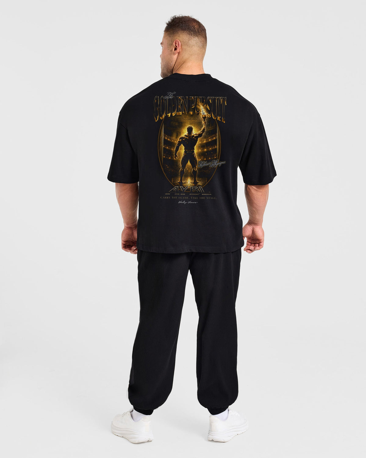 Wesley Vissers x Golden Pursuit Oversized T Shirt - Noir