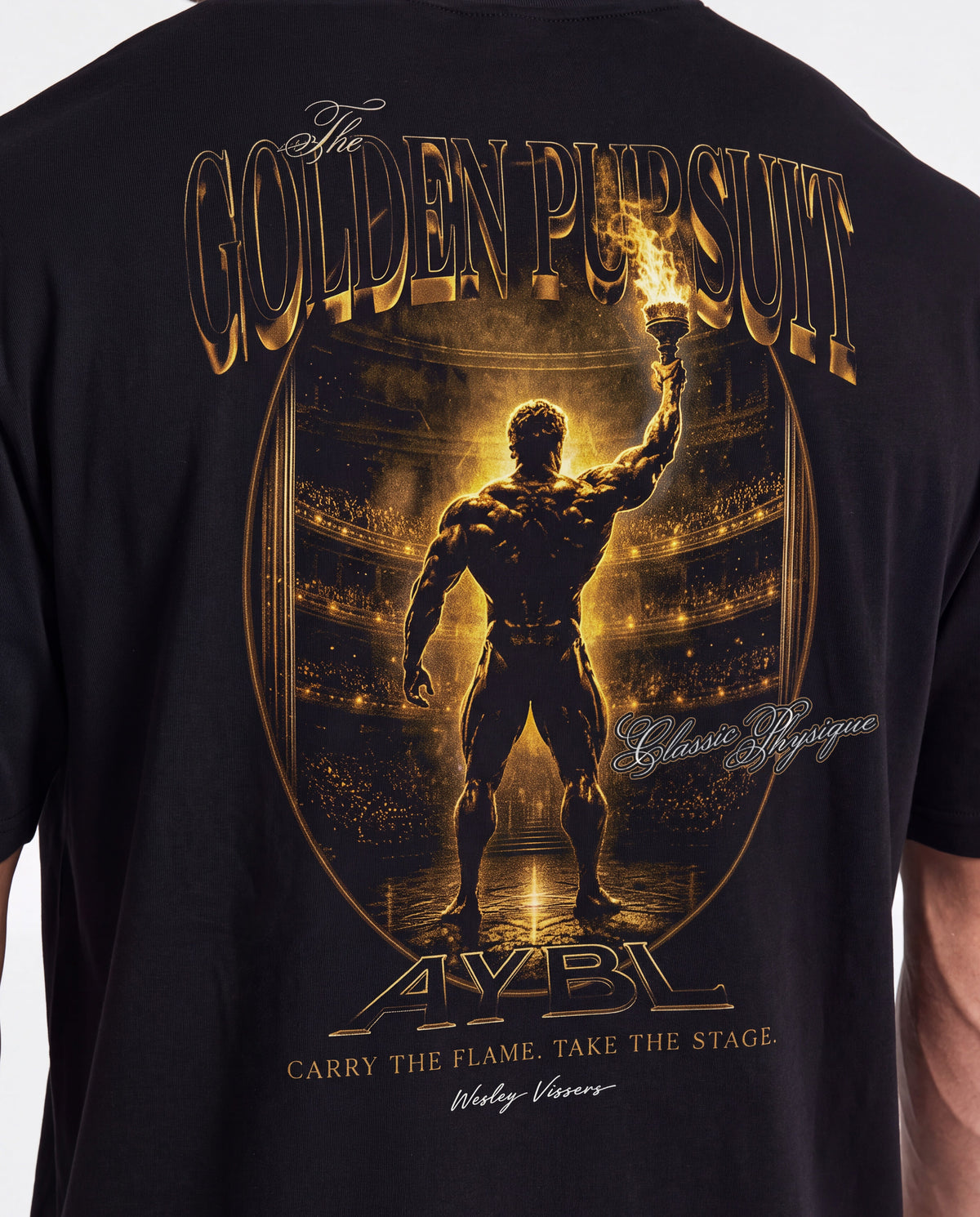 Wesley Vissers x Golden Pursuit Oversized T Shirt - Noir