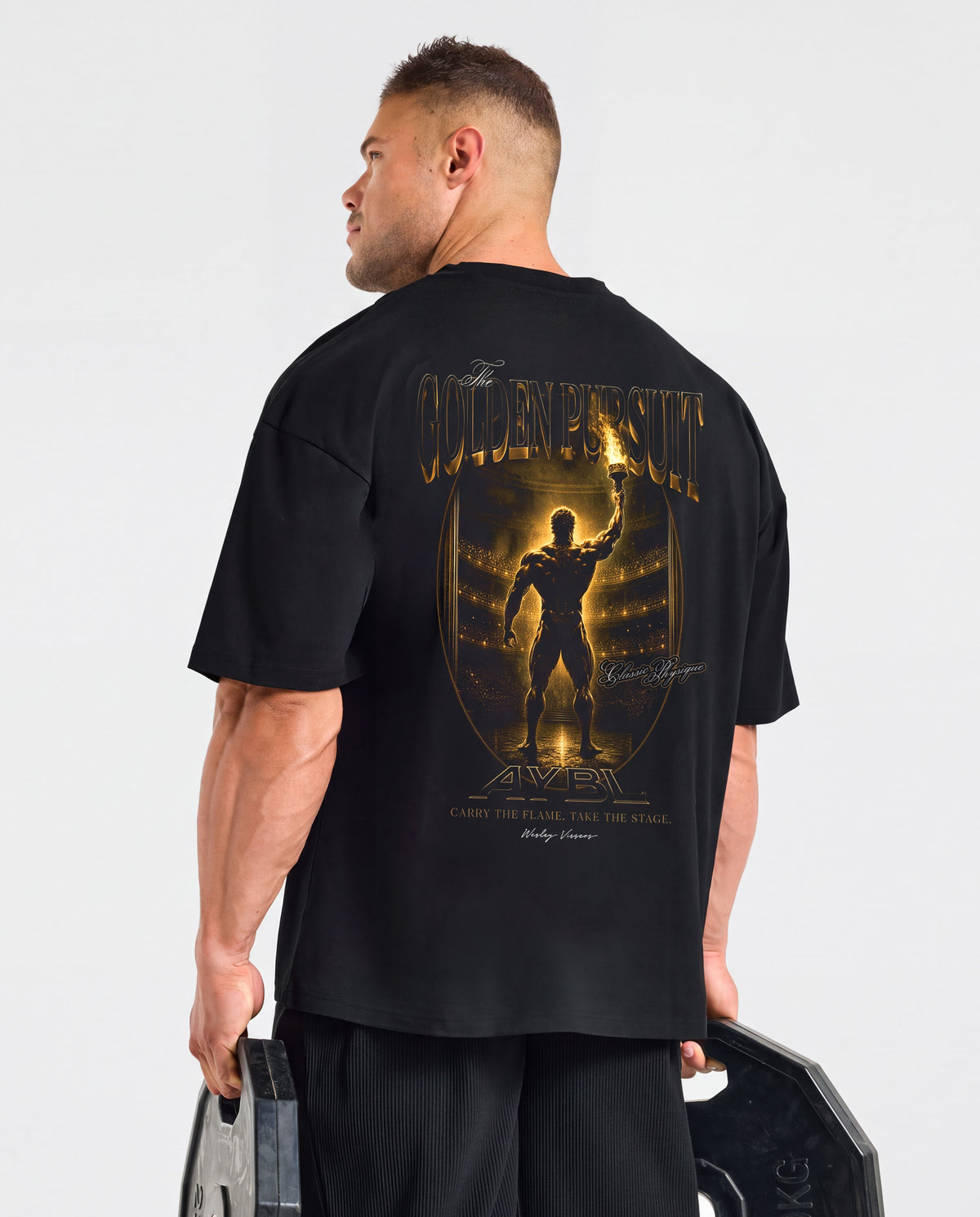 Wesley Vissers x Golden Pursuit Oversized T Shirt - Noir
