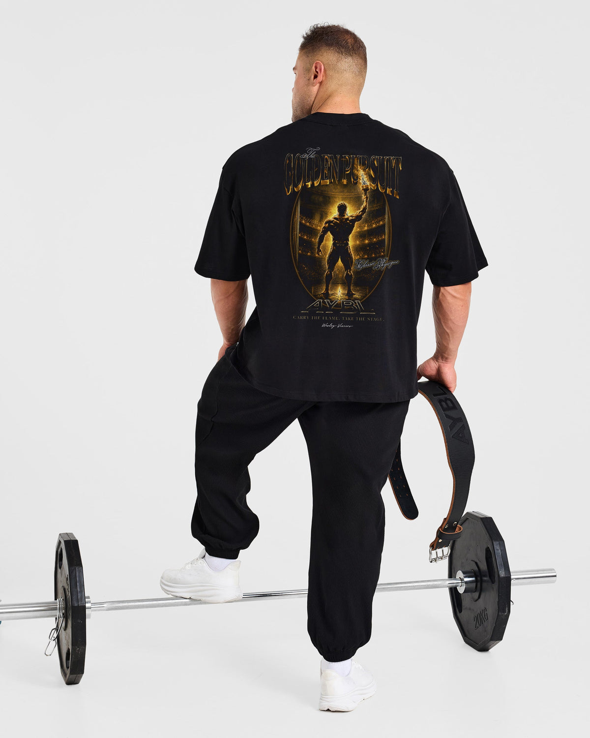 Wesley Vissers x Golden Pursuit Oversized T Shirt - Noir